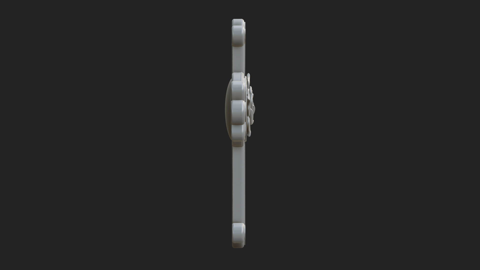 Carved Relief Wall Cross Design 340 3D Print Model 3D Model