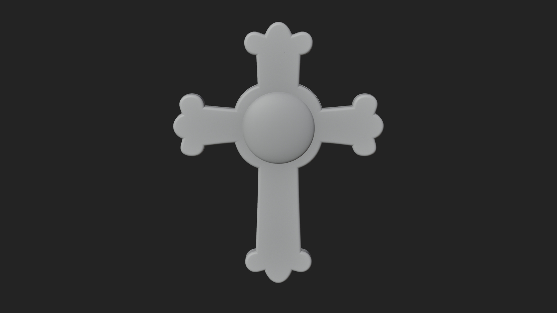 Carved Relief Wall Cross Design 340 3D Print Model 3D Model