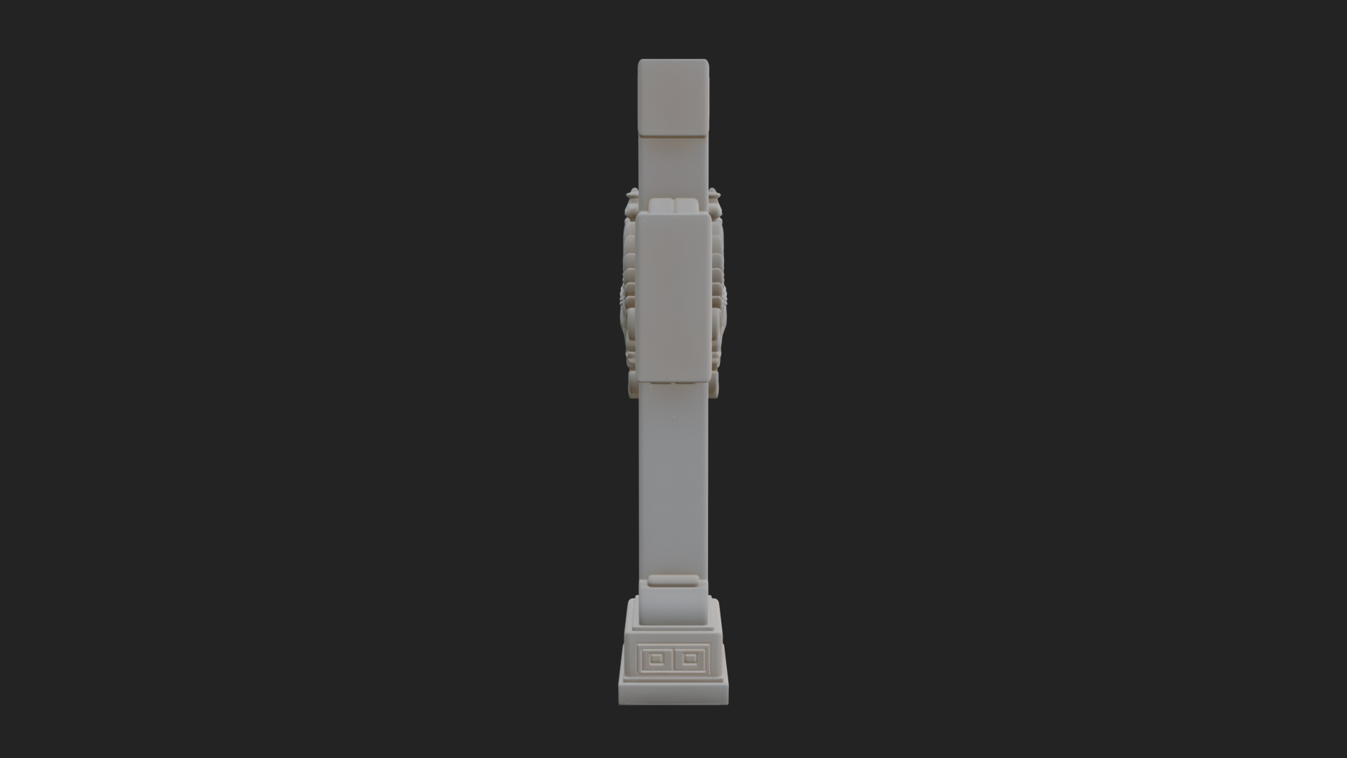 Carved Relief Wall Cross Design 343 3D Print Model 3D Model