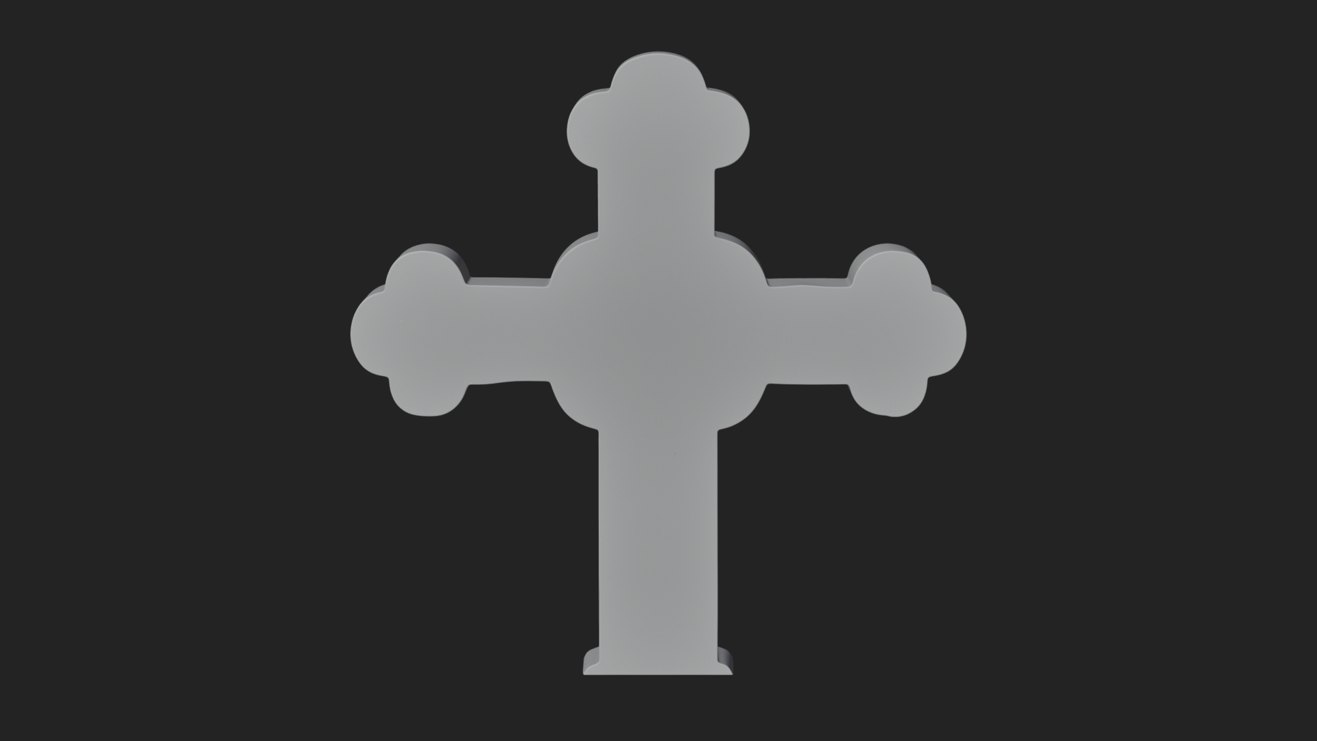 Carved Relief Wall Cross Design 346 3D Print Model 3D Model