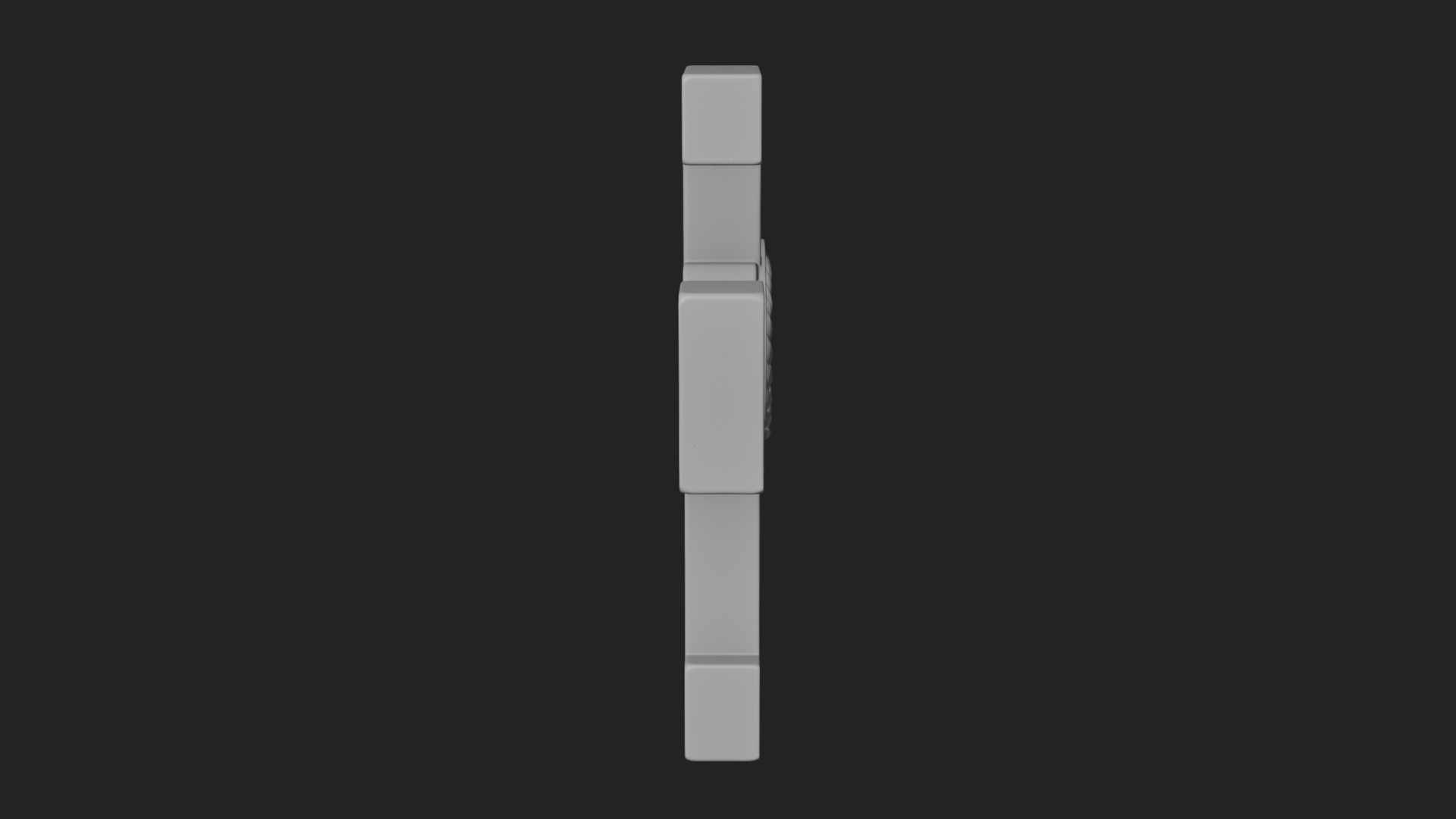 Carved Relief Wall Cross Design 350 3D Print Model 3D Model