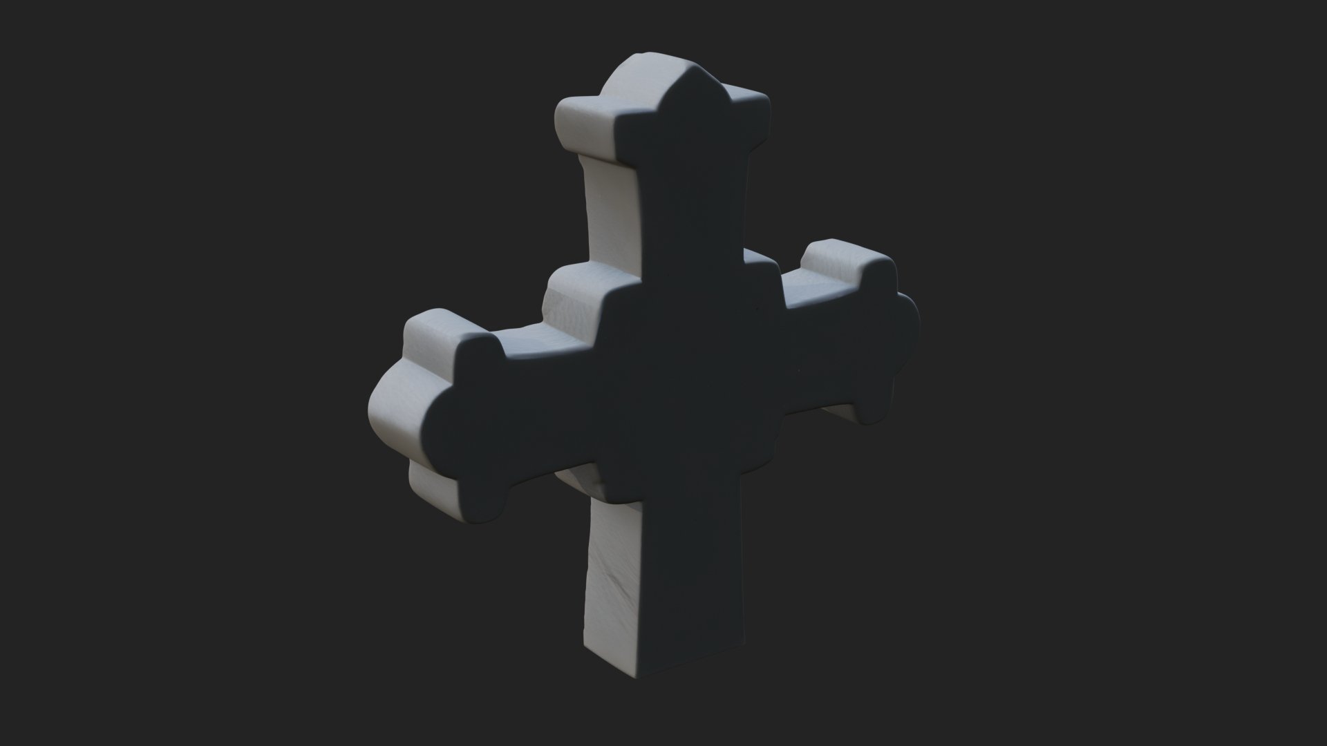 Carved Relief Wall Cross Design 351 3D Print Model 3D Model