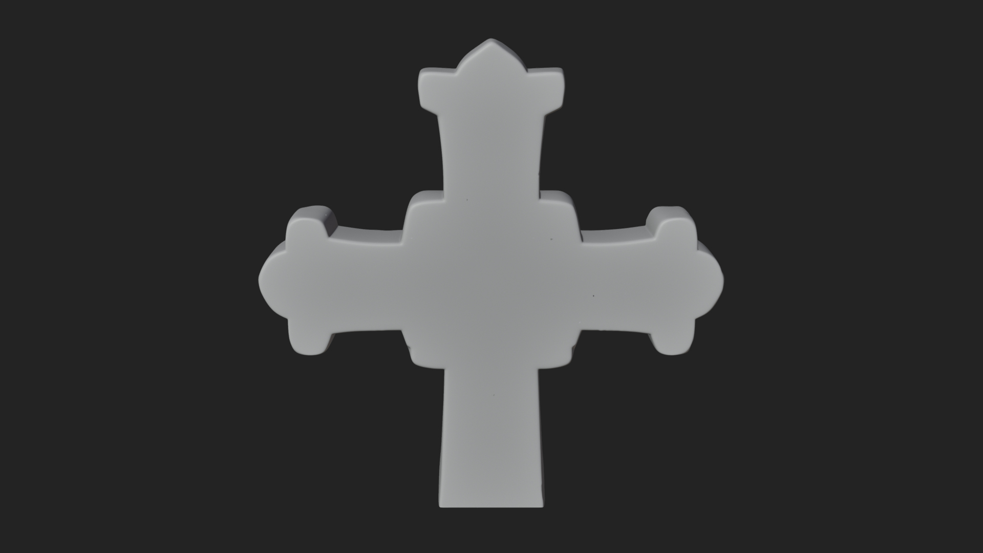 Carved Relief Wall Cross Design 351 3D Print Model 3D Model