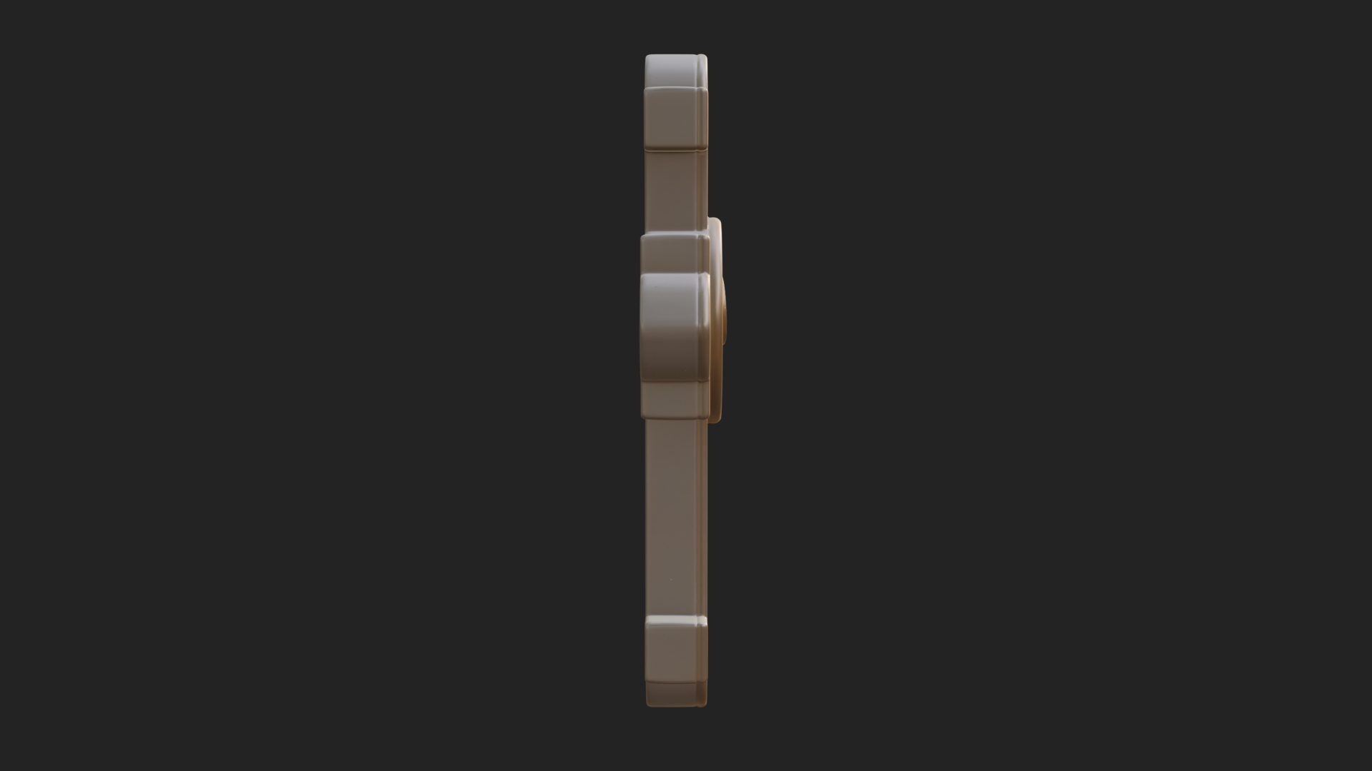 Carved Relief Wall Cross Design 354 3D Print Model 3D Model