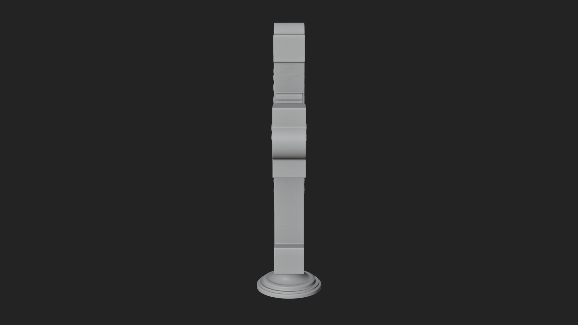 Carved Relief Wall Cross Design 355 3D Print Model 3D Model