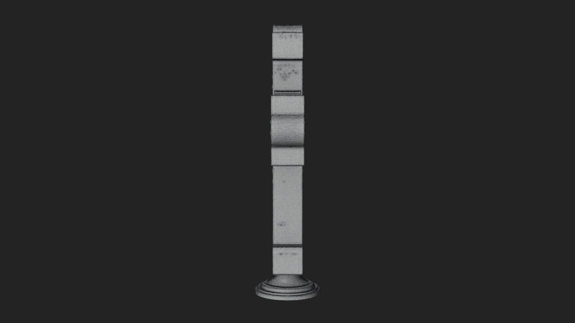 Carved Relief Wall Cross Design 355 3D Print Model 3D Model