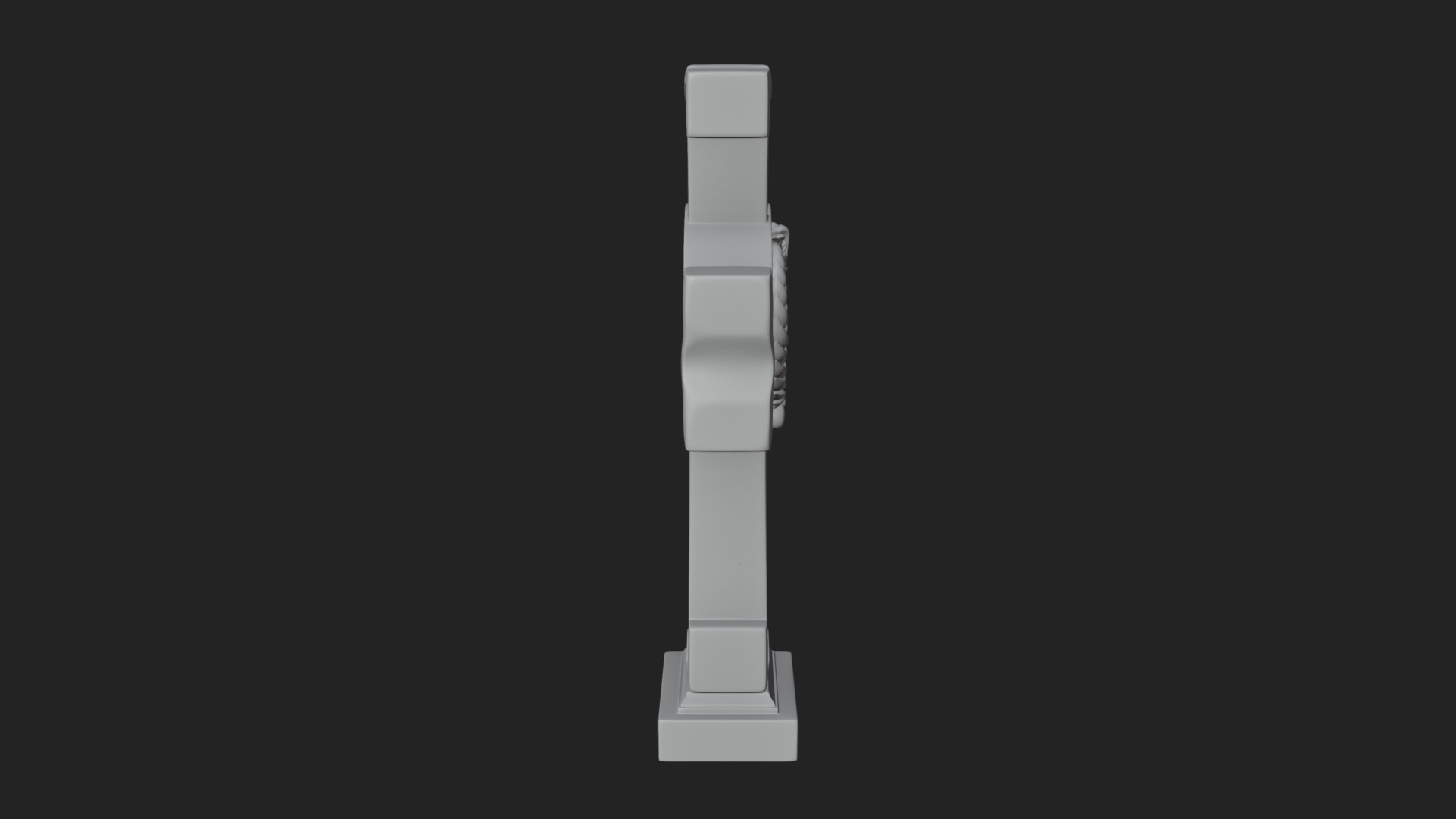 Carved Relief Wall Cross Design 356 3D Print Model 3D Model