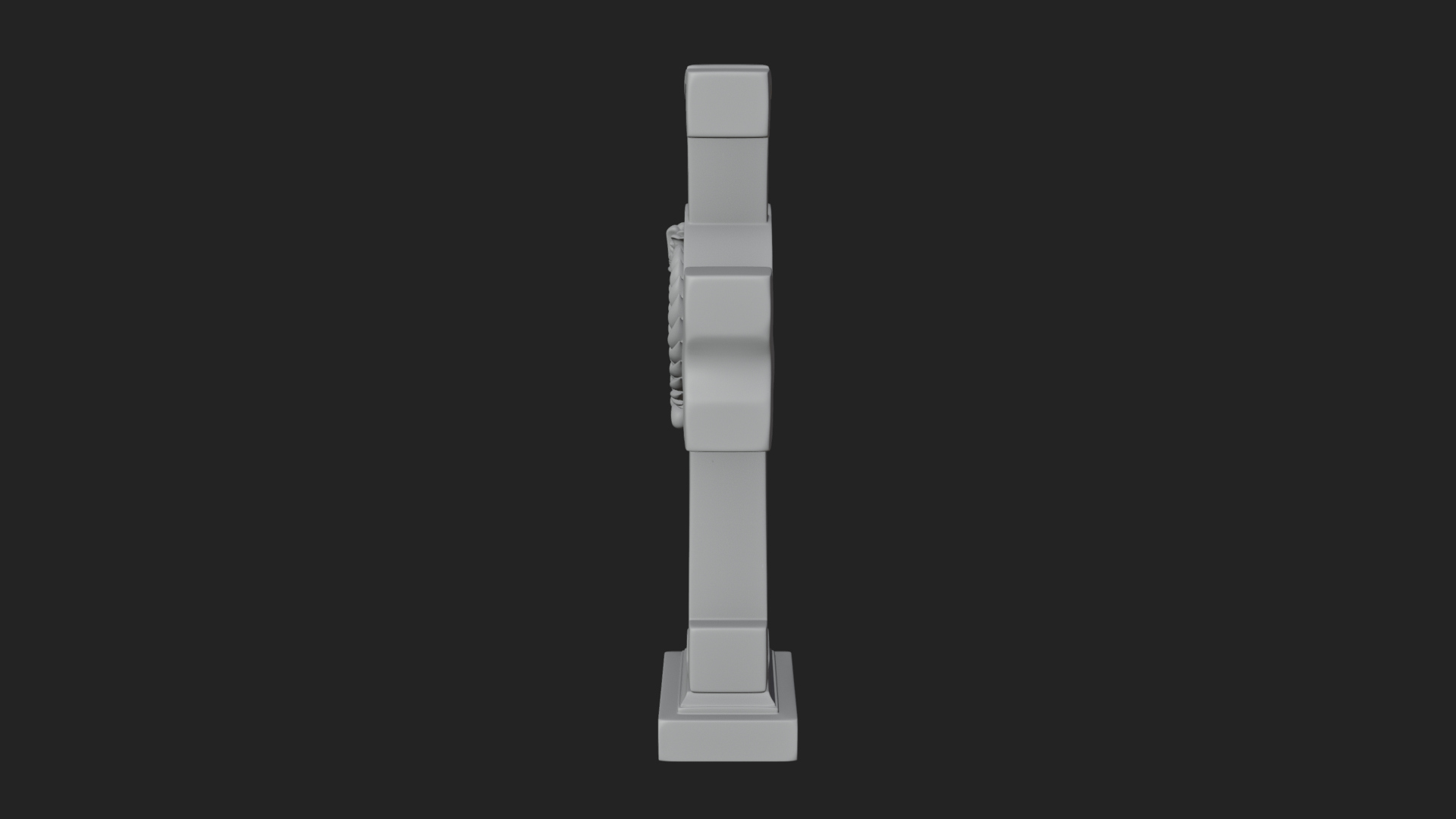 Carved Relief Wall Cross Design 356 3D Print Model 3D Model