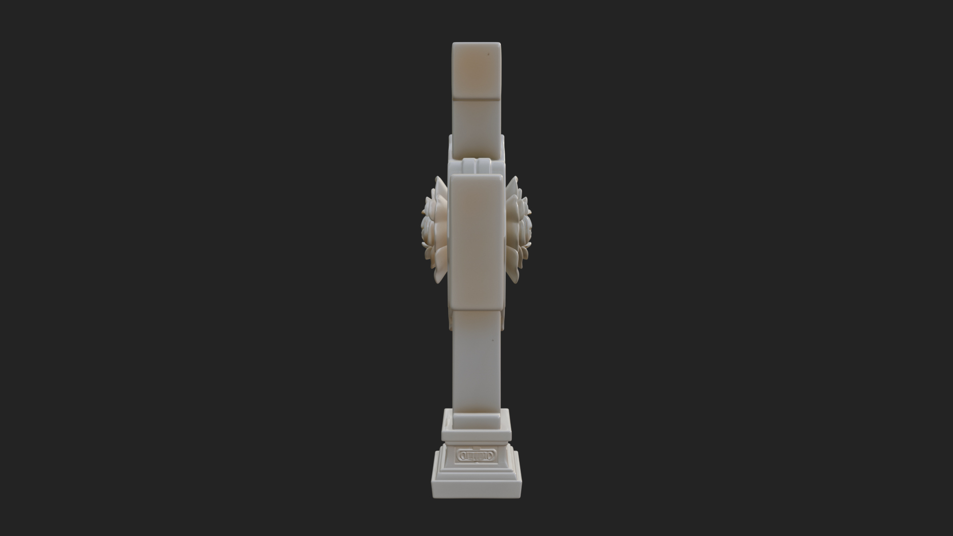 Carved Relief Wall Cross Design 359 3D Print Model 3D Model