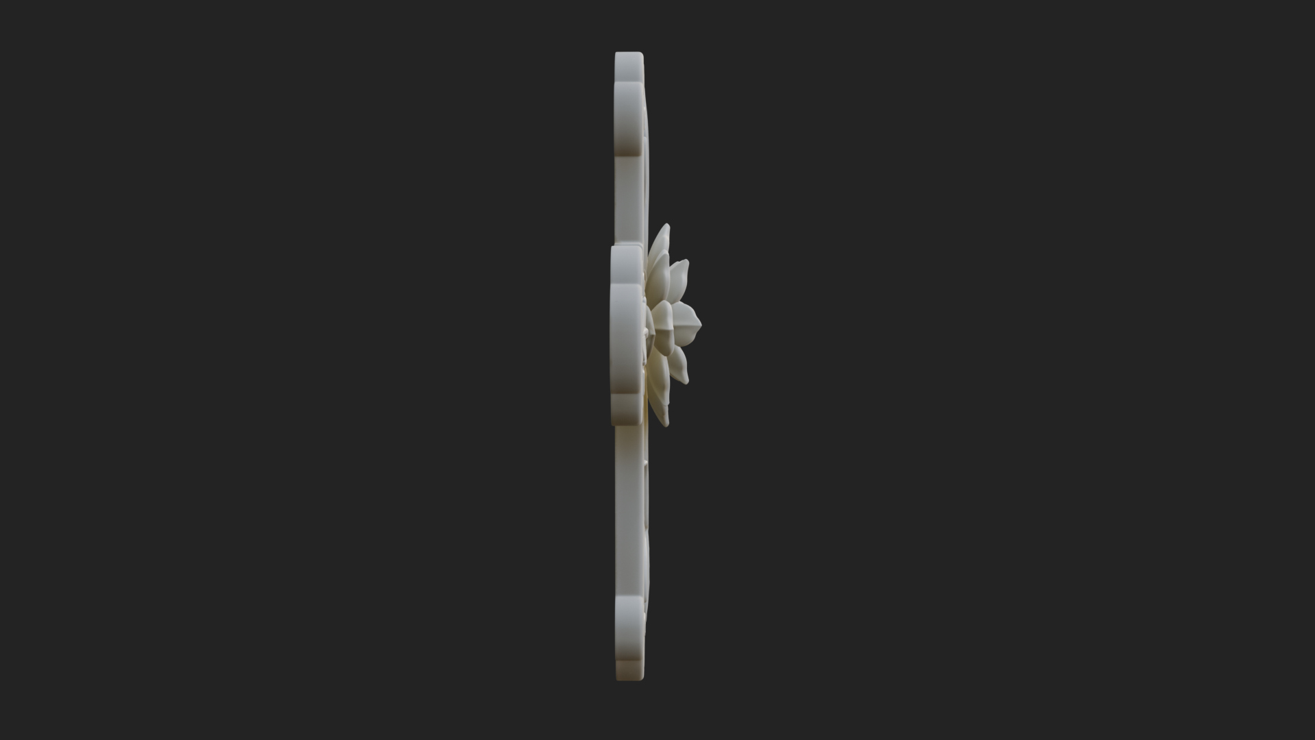 Carved Relief Wall Cross Design 36 3D Print Model 3D Model