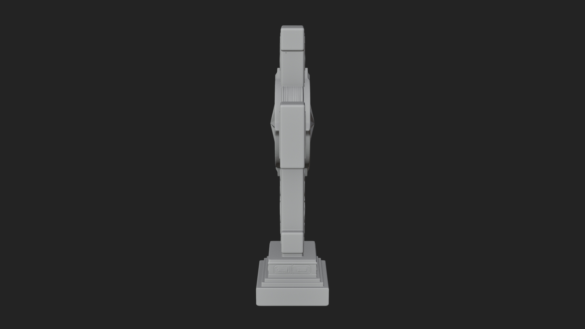 Carved Relief Wall Cross Design 361 3D Print Model 3D Model