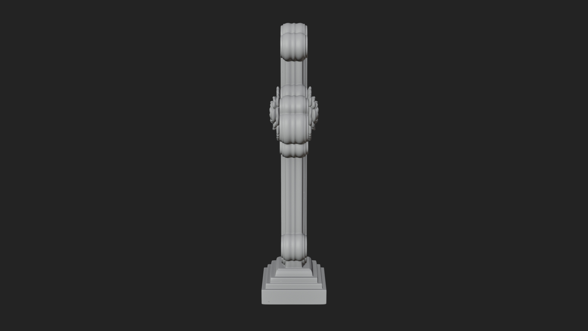Carved Relief Wall Cross Design 362 3D Print Model 3D Model