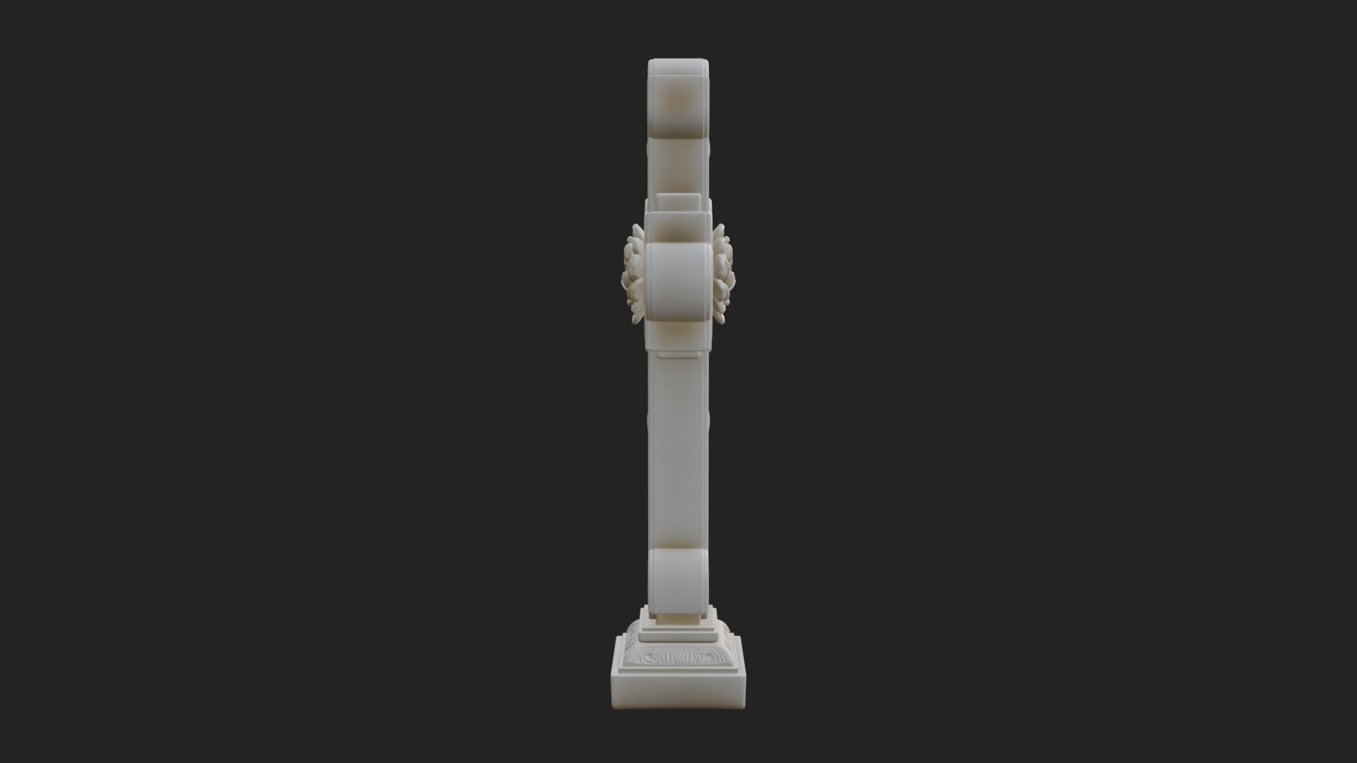 Carved Relief Wall Cross Design 363 3D Print Model 3D Model