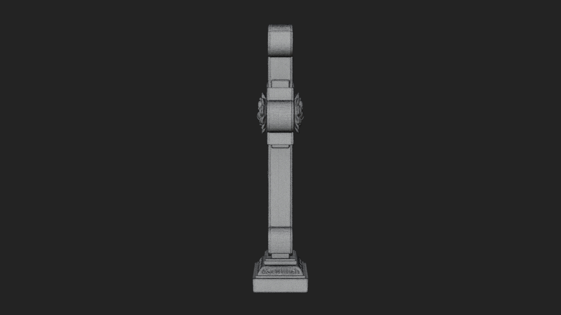 Carved Relief Wall Cross Design 363 3D Print Model 3D Model
