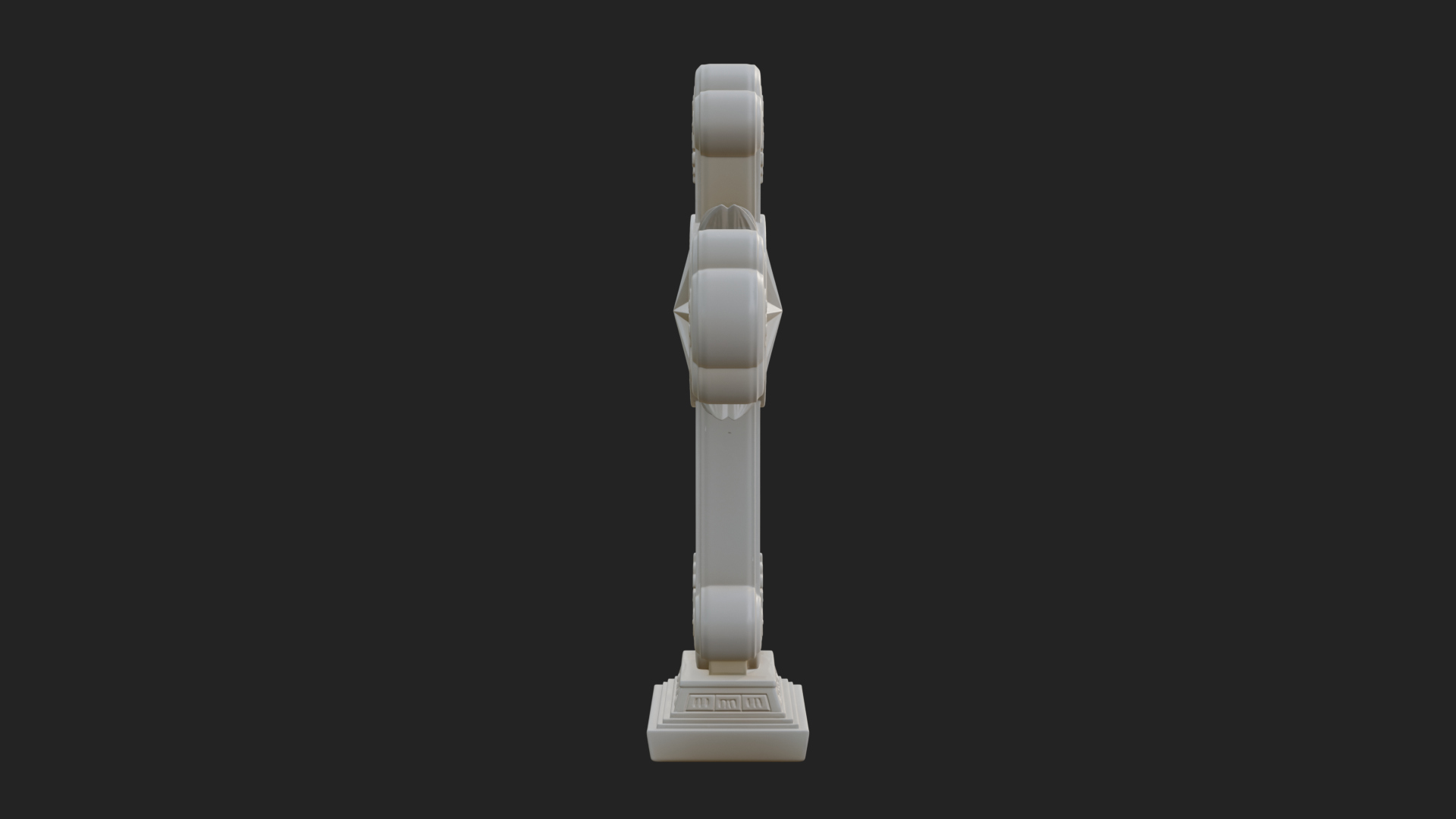 Carved Relief Wall Cross Design 364 3D Print Model 3D Model