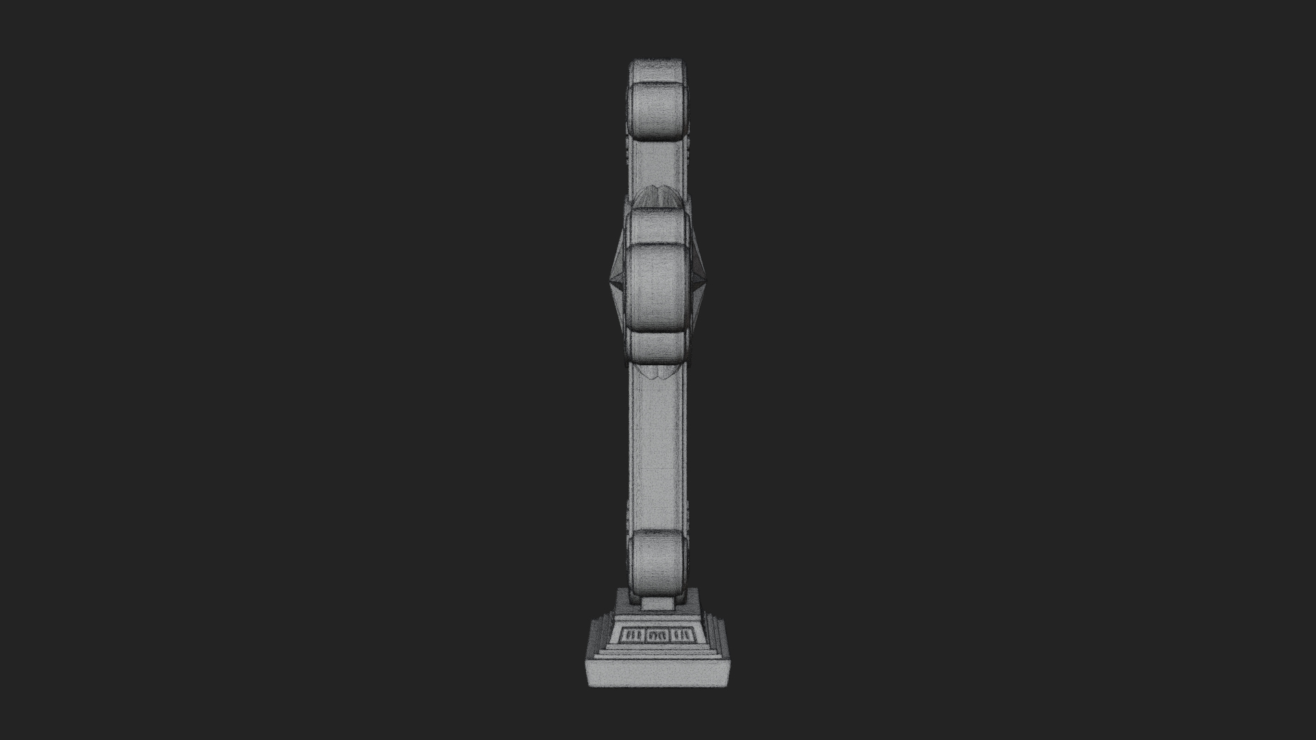 Carved Relief Wall Cross Design 364 3D Print Model 3D Model