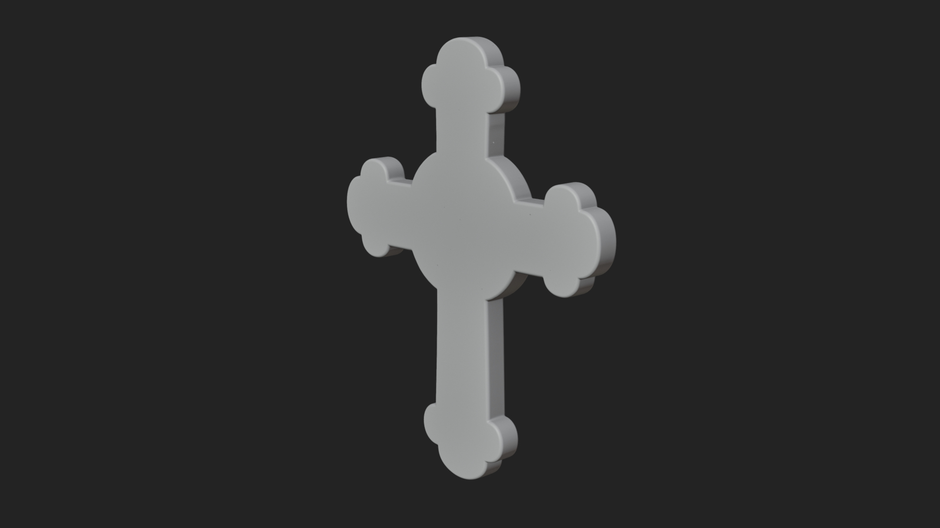 Carved Relief Wall Cross Design 365 3D Print Model 3D Model