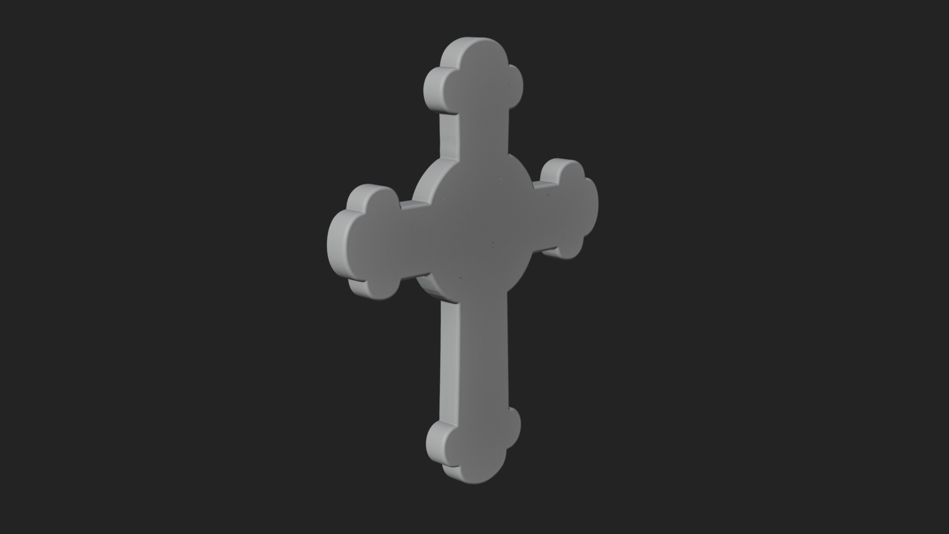 Carved Relief Wall Cross Design 365 3D Print Model 3D Model