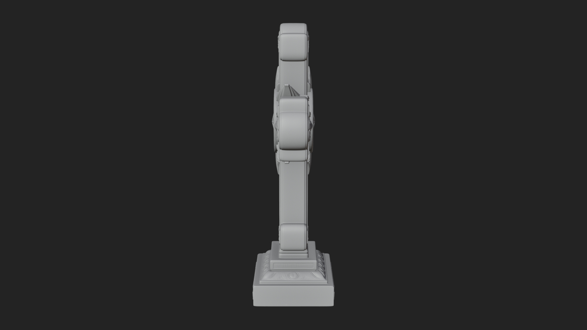 Carved Relief Wall Cross Design 367 3D Print Model 3D Model