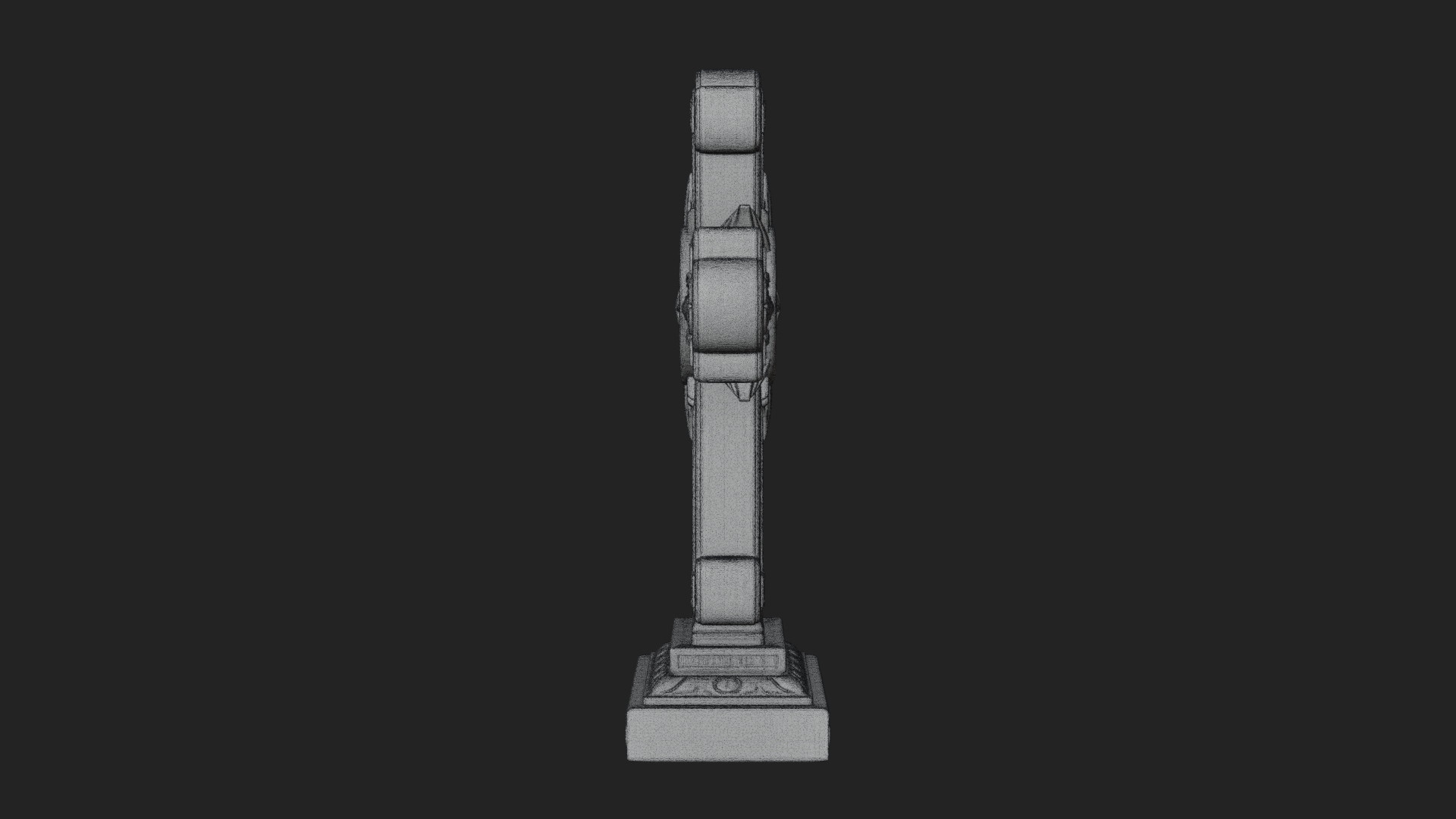 Carved Relief Wall Cross Design 367 3D Print Model 3D Model
