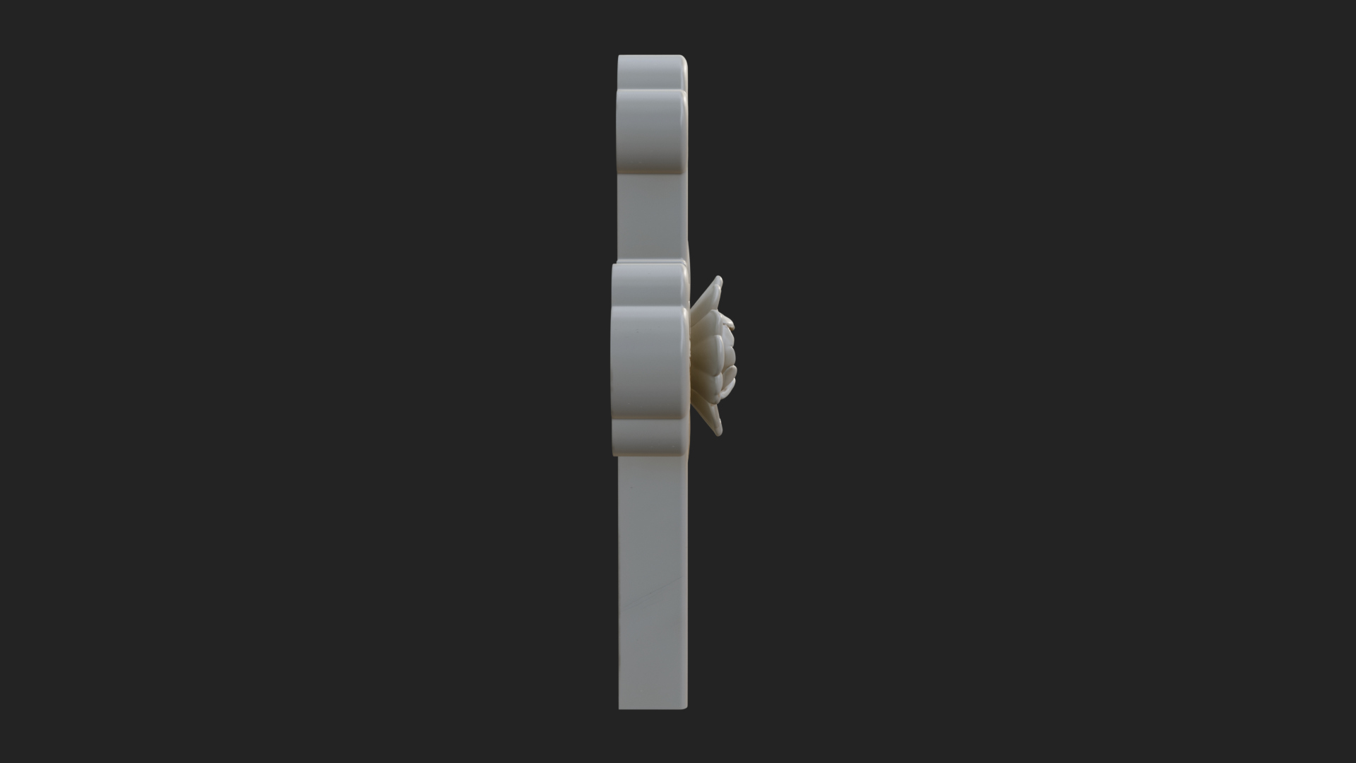 Carved Relief Wall Cross Design 368 3D Print Model 3D Model