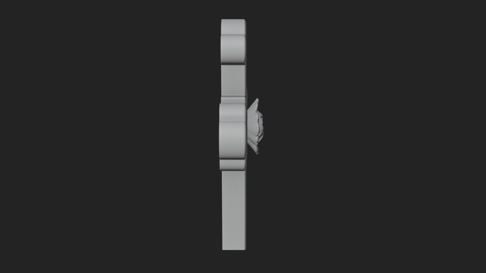 Carved Relief Wall Cross Design 368 3D Print Model 3D Model