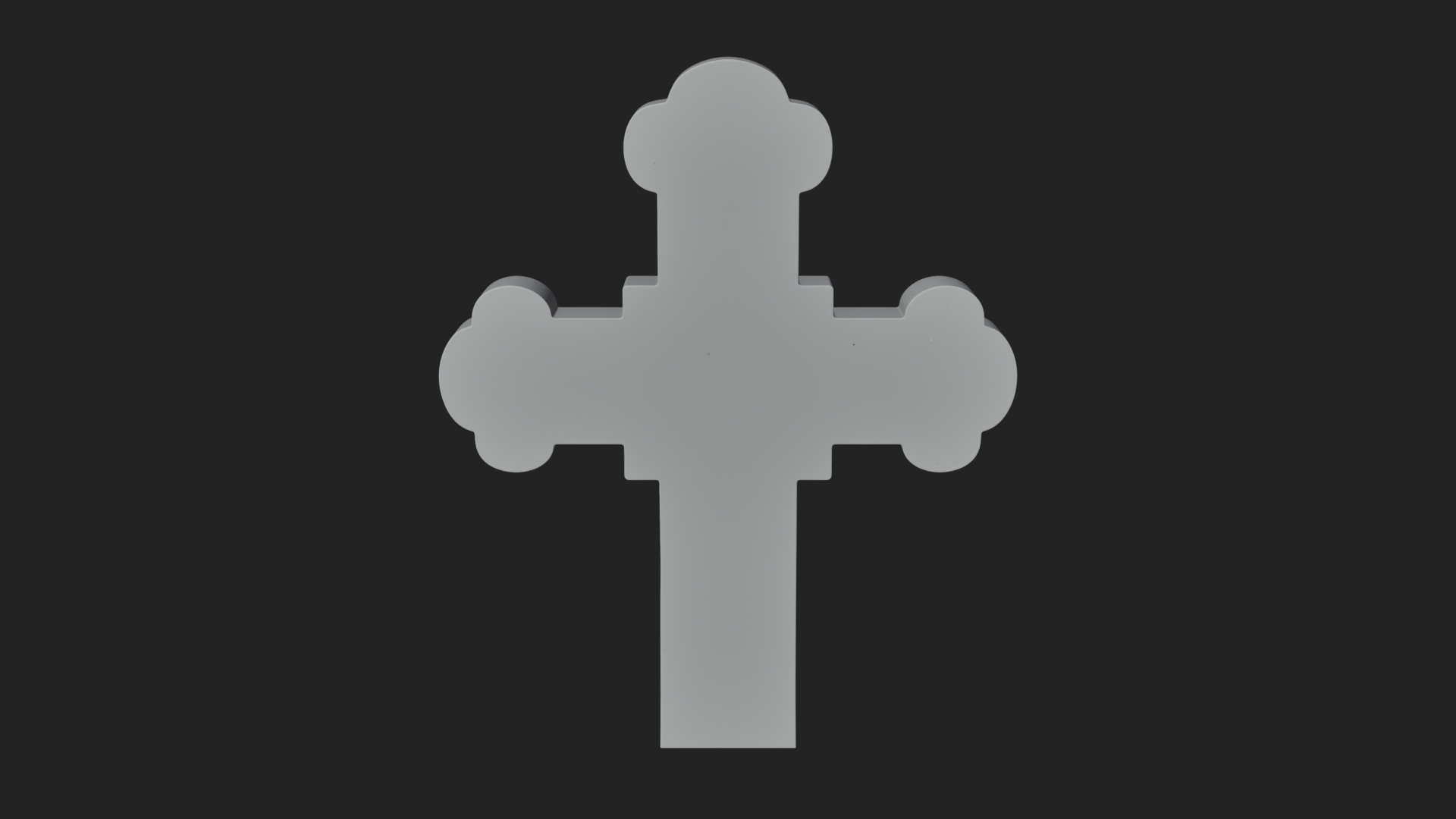 Carved Relief Wall Cross Design 368 3D Print Model 3D Model