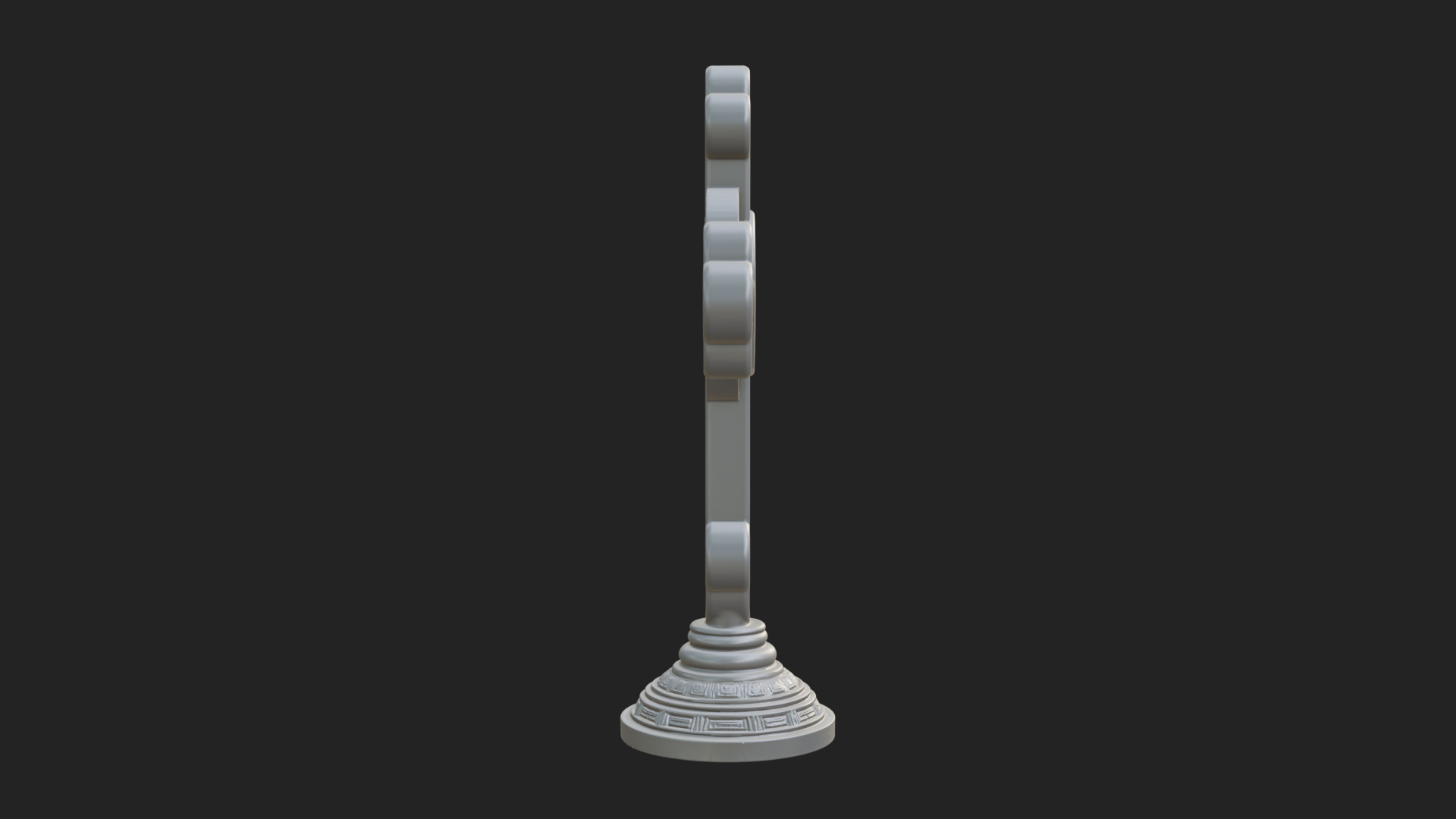Carved Relief Wall Cross Design 37 3D Print Model 3D Model