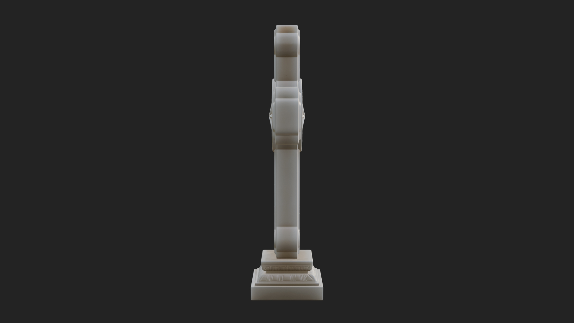 Carved Relief Wall Cross Design 370 3D Print Model 3D Model