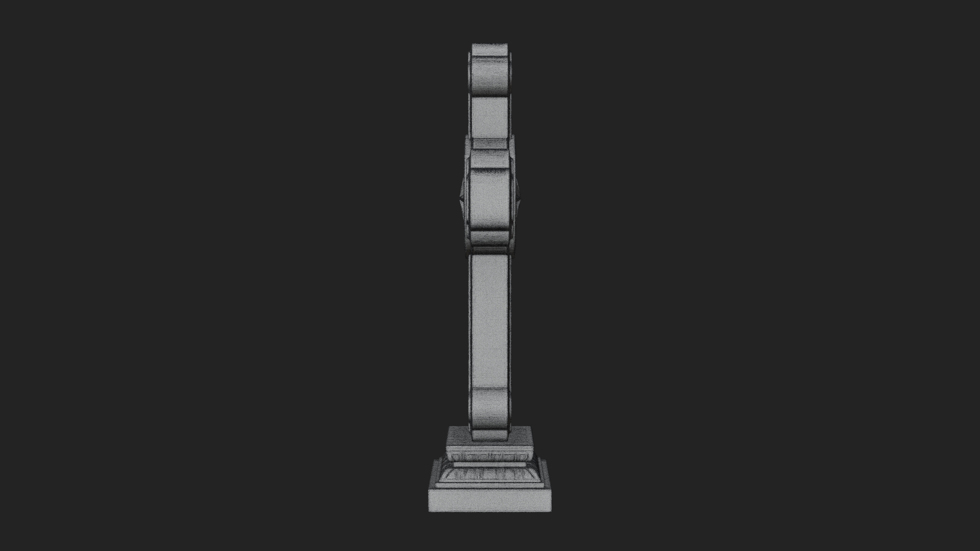 Carved Relief Wall Cross Design 370 3D Print Model 3D Model