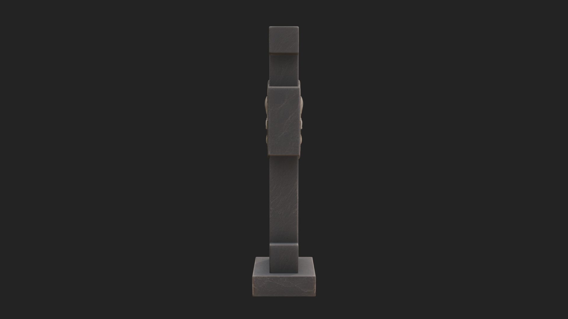 Carved Relief Wall Cross Design 371 3D Print Model 3D Model