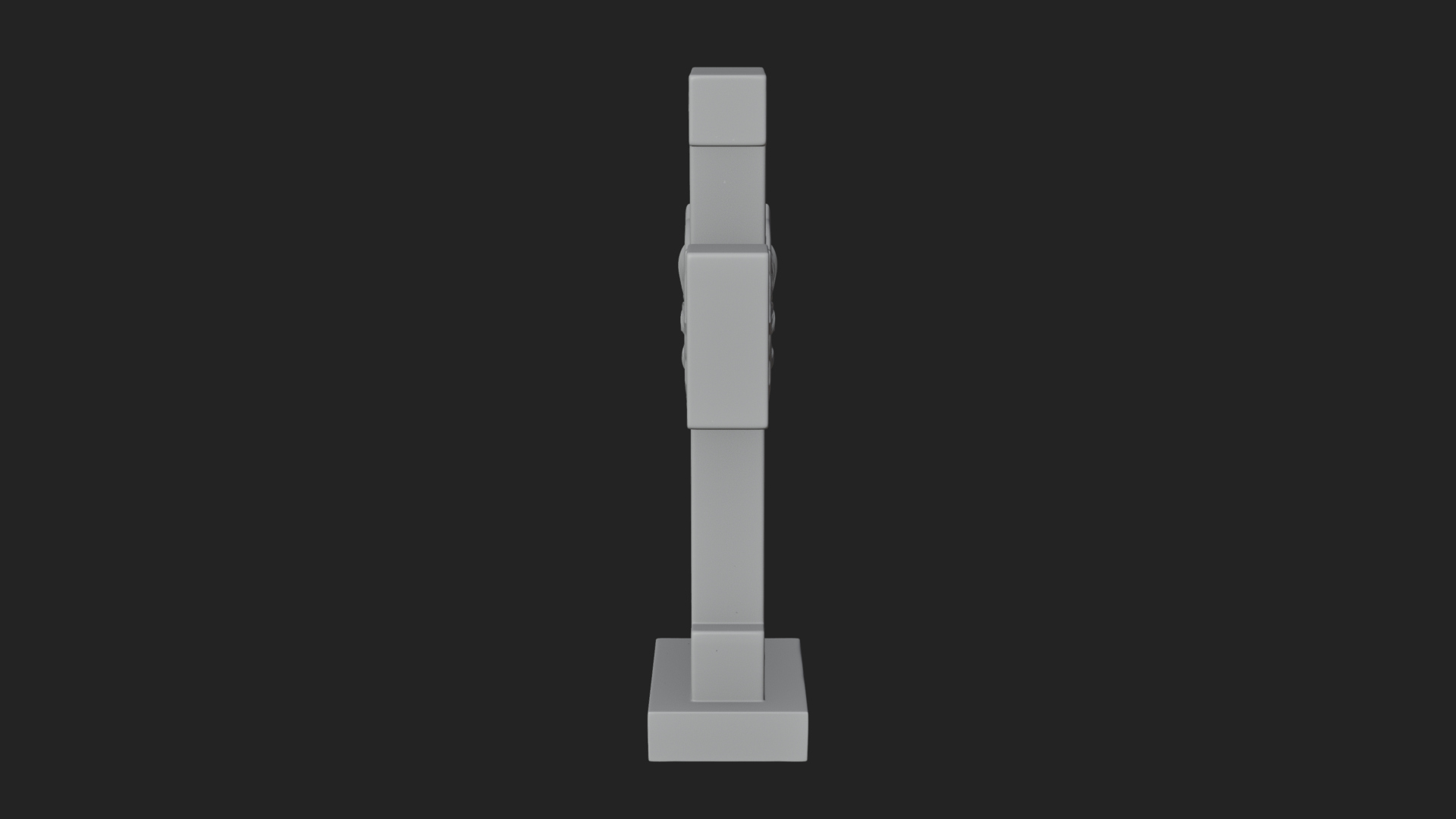 Carved Relief Wall Cross Design 371 3D Print Model 3D Model