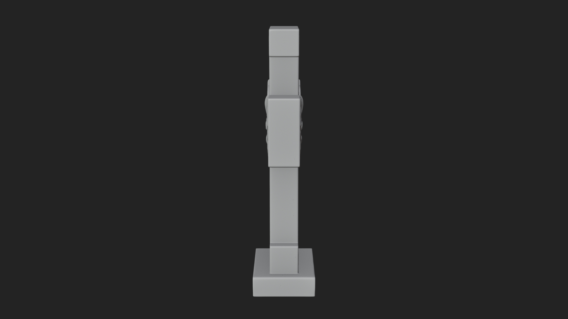 Carved Relief Wall Cross Design 371 3D Print Model 3D Model