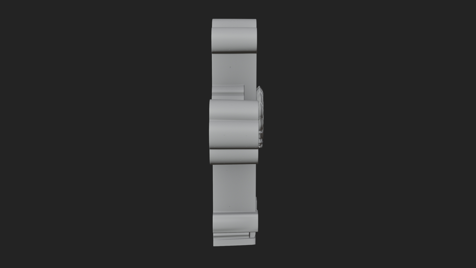 Carved Relief Wall Cross Design 372 3D Print Model 3D Model