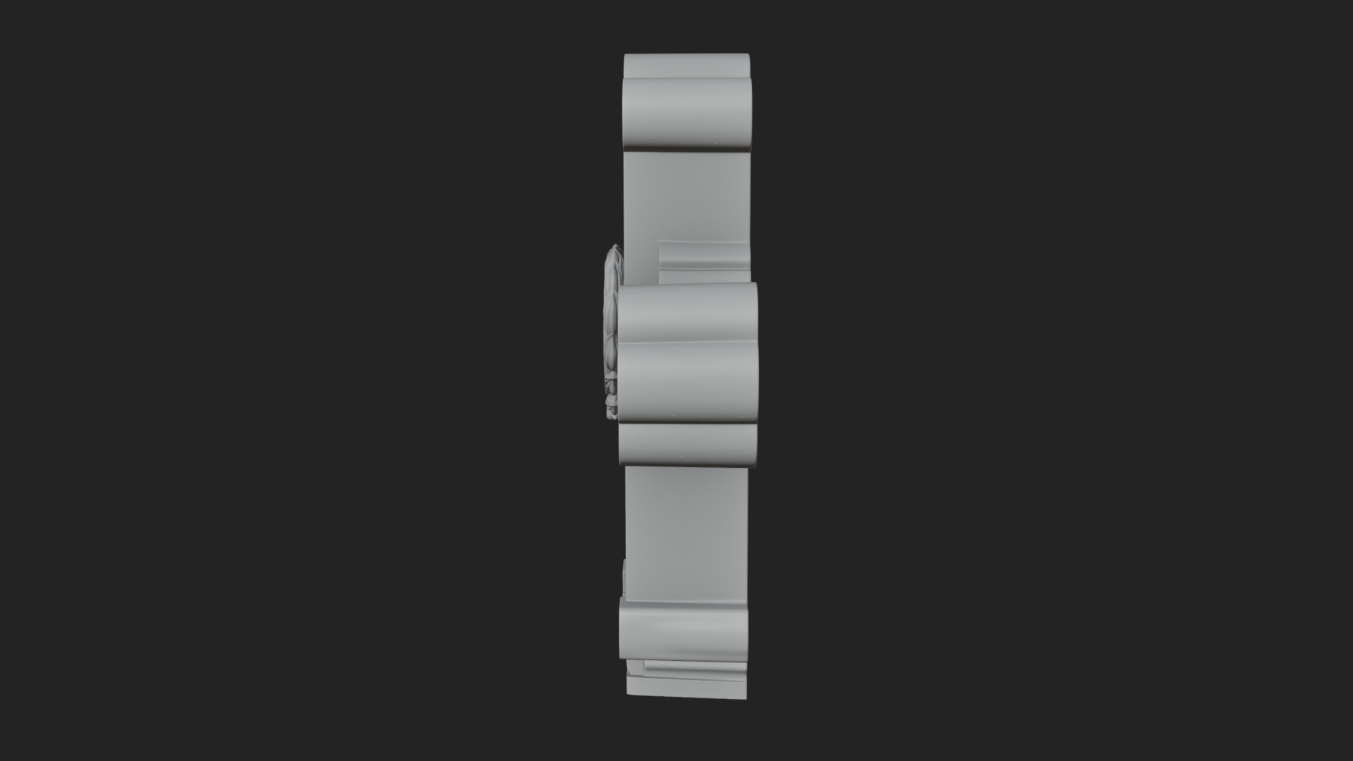 Carved Relief Wall Cross Design 372 3D Print Model 3D Model
