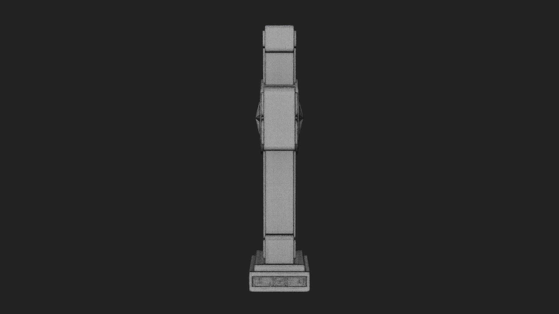Carved Relief Wall Cross Design 374 3D Print Model 3D Model