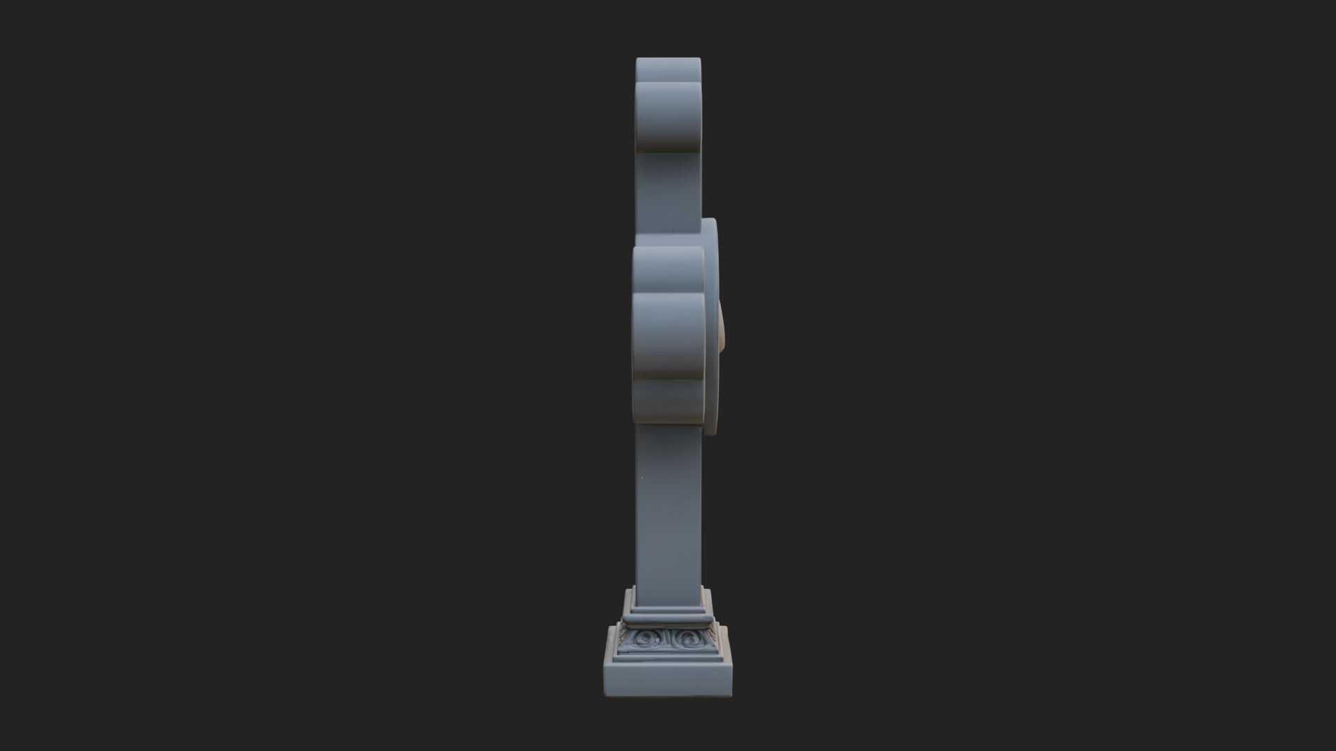 Carved Relief Wall Cross Design 375 3D Print Model 3D Model