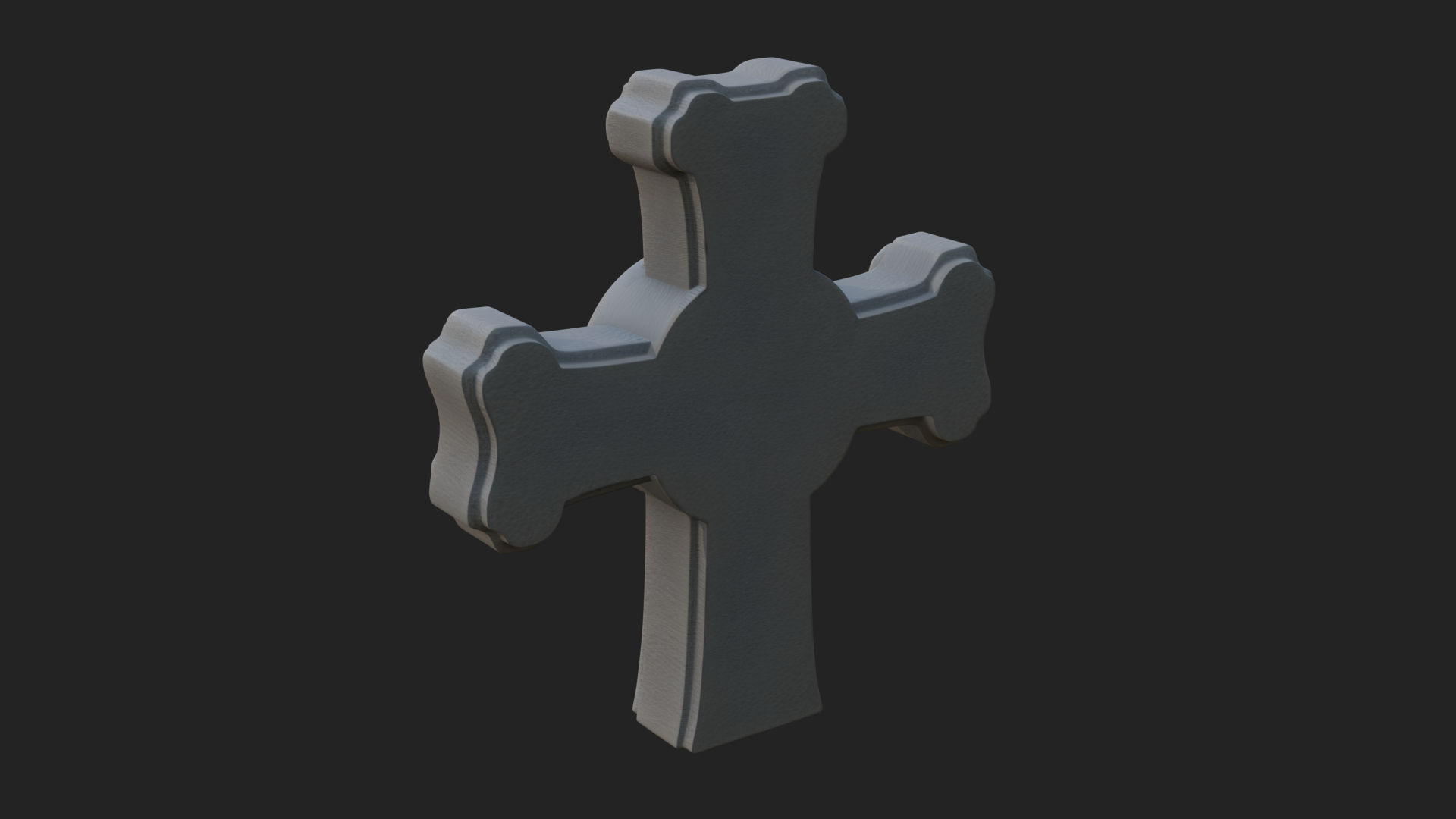 Carved Relief Wall Cross Design 376 3D Print Model 3D Model