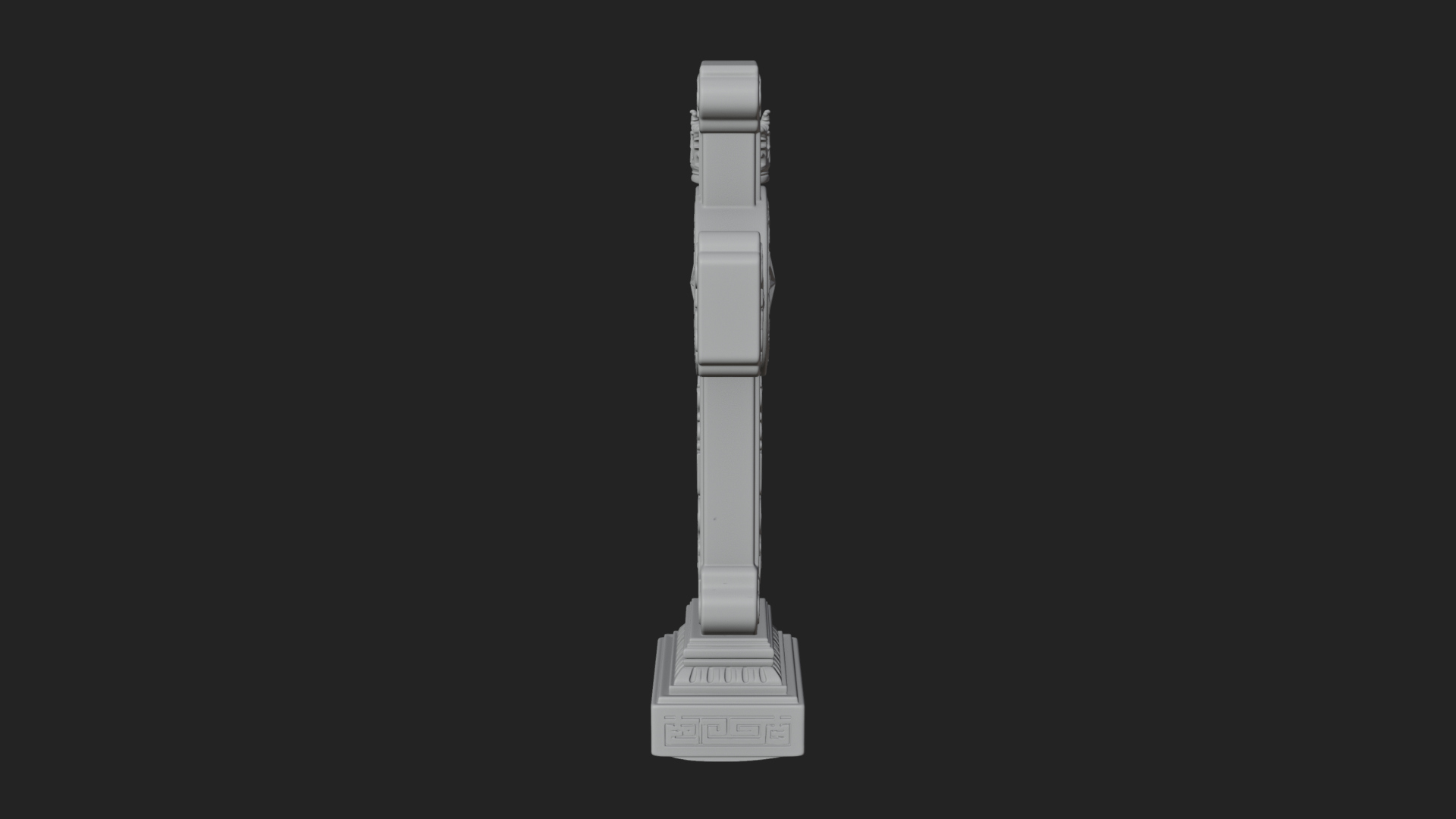 Carved Relief Wall Cross Design 377 3D Print Model 3D Model