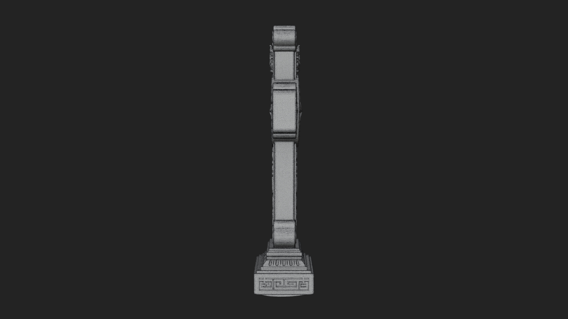 Carved Relief Wall Cross Design 377 3D Print Model 3D Model