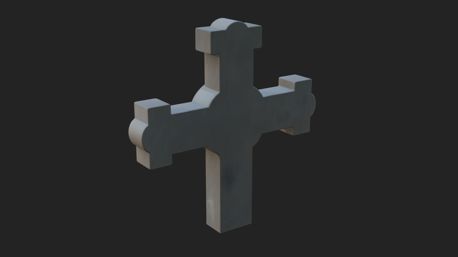 Carved Relief Wall Cross Design 378 3D Print Model 3D Model