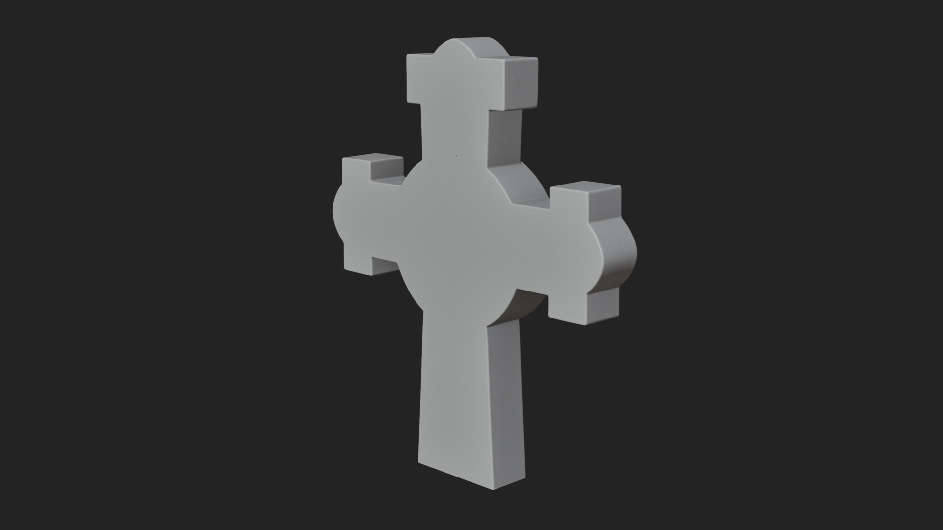 Carved Relief Wall Cross Design 379 3D Print Model 3D Model