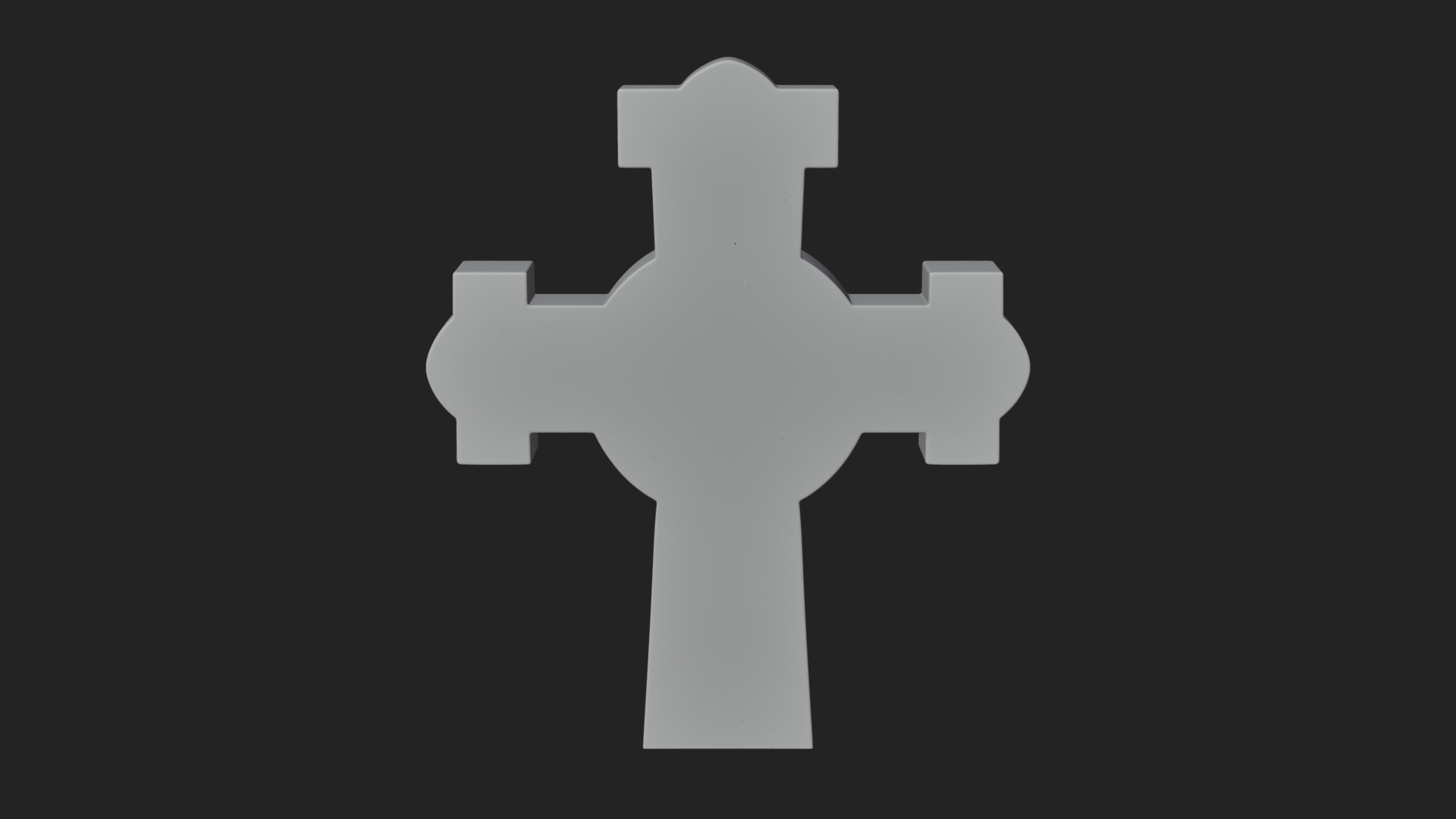 Carved Relief Wall Cross Design 379 3D Print Model 3D Model