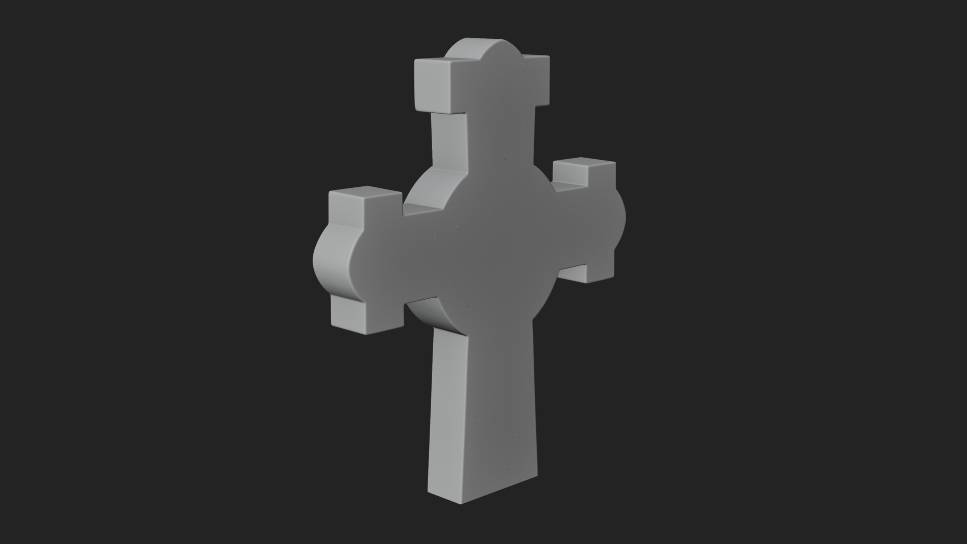 Carved Relief Wall Cross Design 379 3D Print Model 3D Model