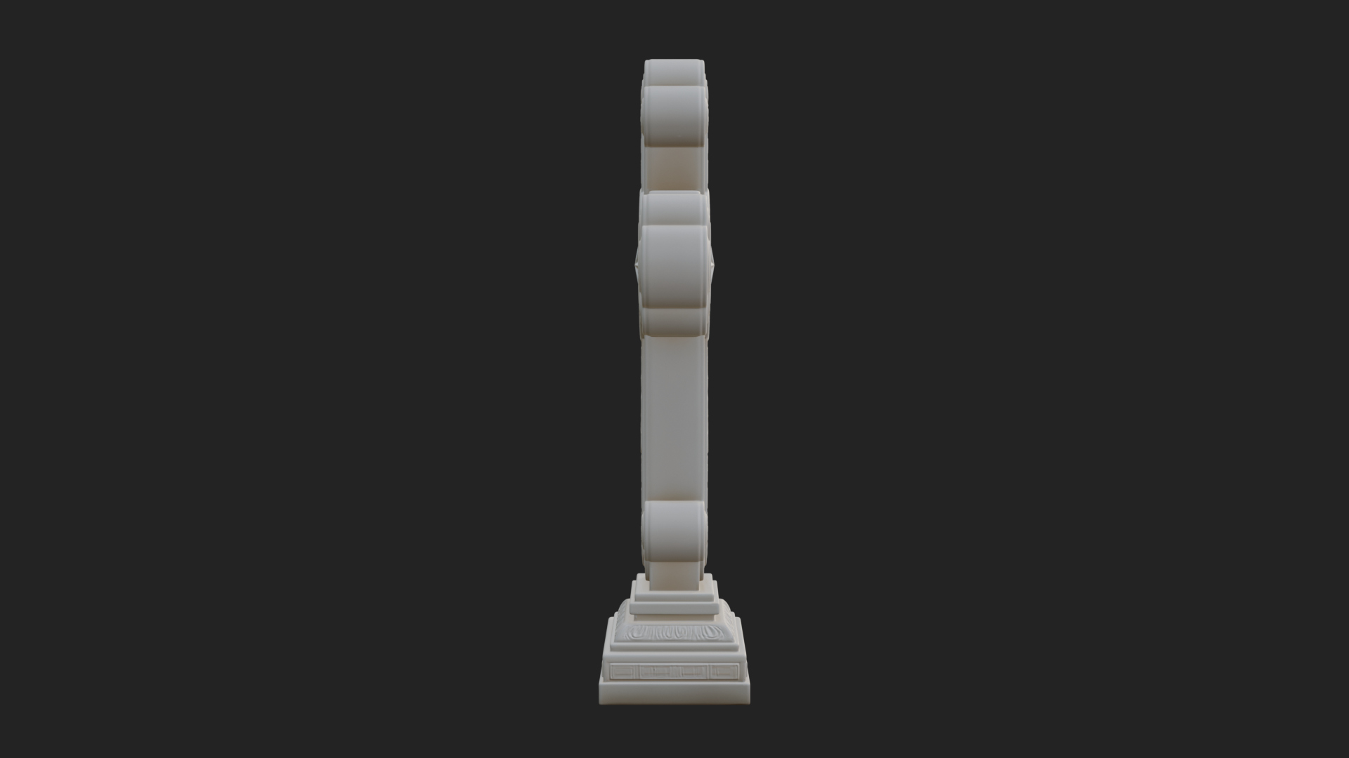 Carved Relief Wall Cross Design 380 3D Print Model 3D Model