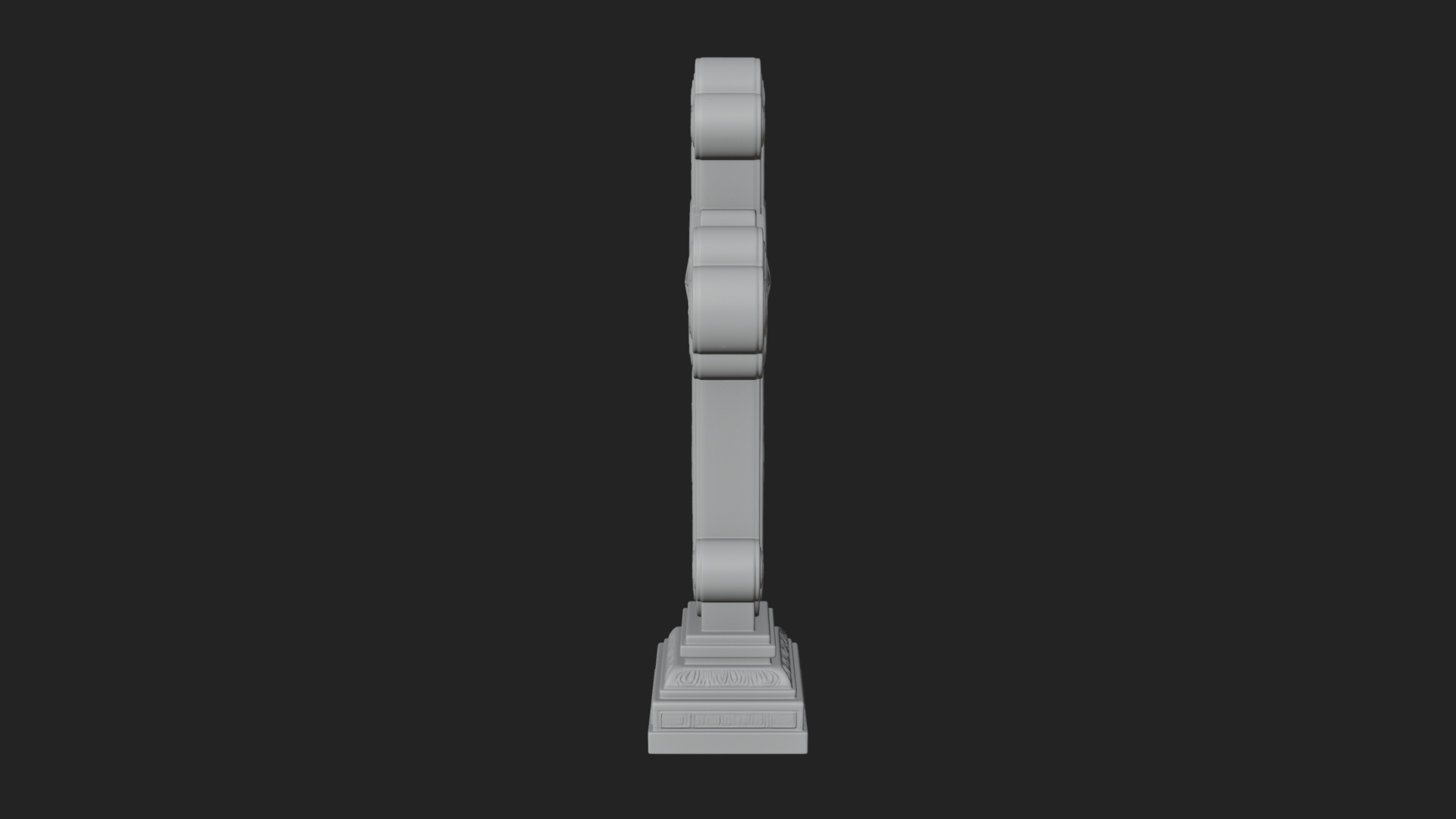 Carved Relief Wall Cross Design 380 3D Print Model 3D Model