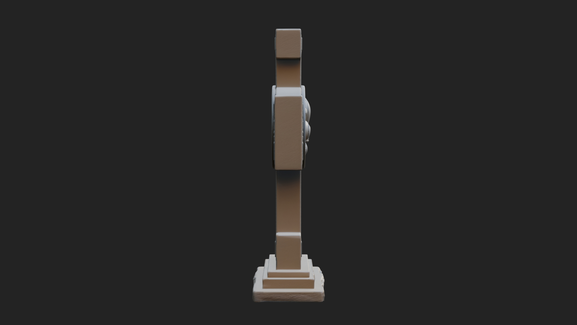 Carved Relief Wall Cross Design 381 3D Print Model 3D Model