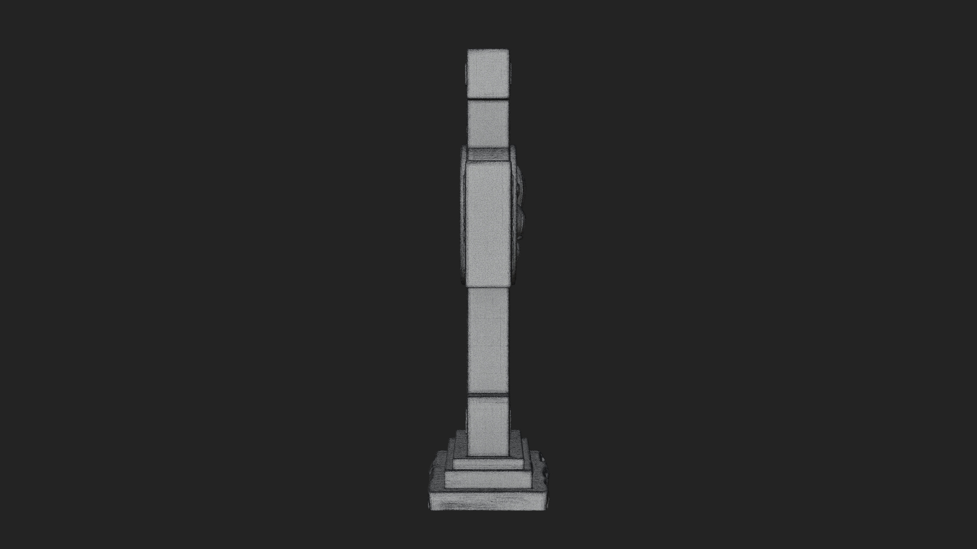Carved Relief Wall Cross Design 381 3D Print Model 3D Model