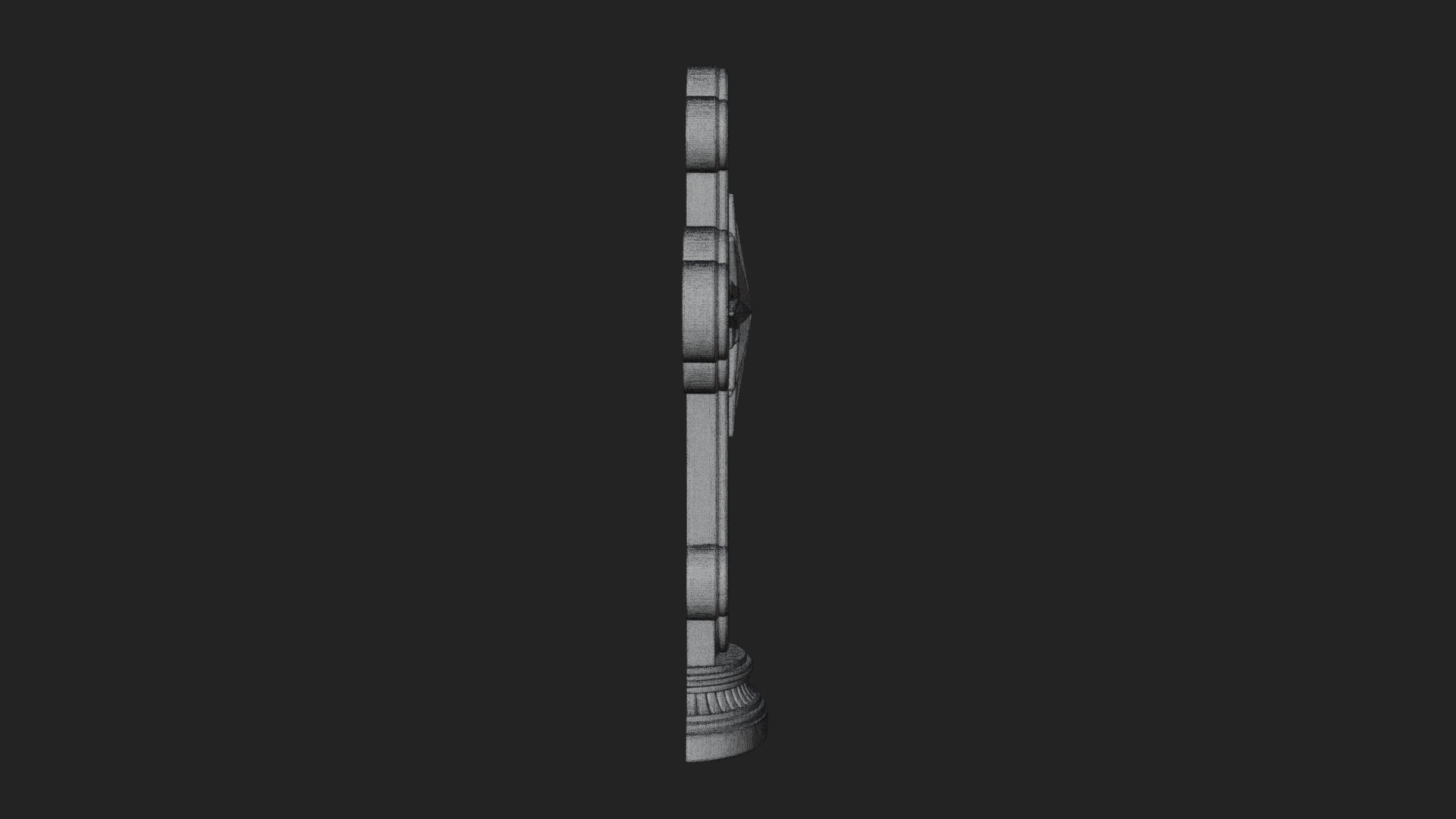 Carved Relief Wall Cross Design 383 3D Print Model 3D Model