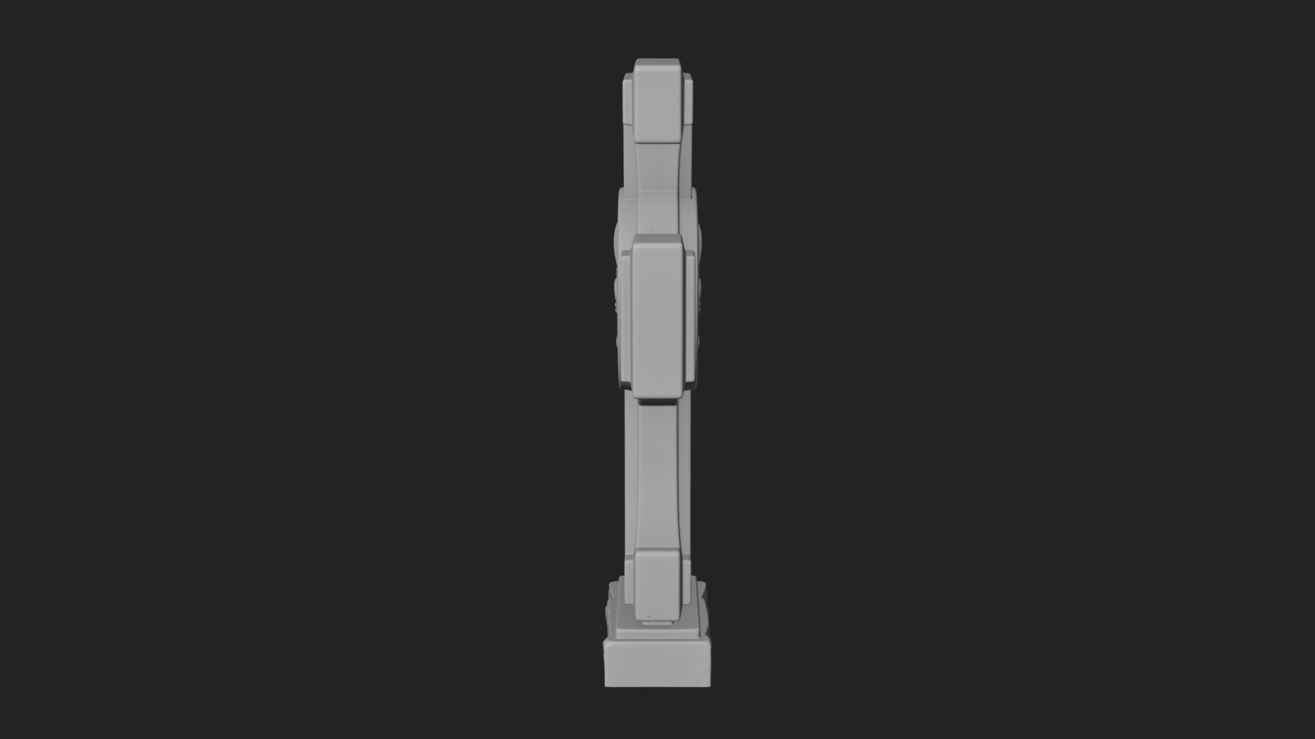 Carved Relief Wall Cross Design 386 3D Print Model 3D Model